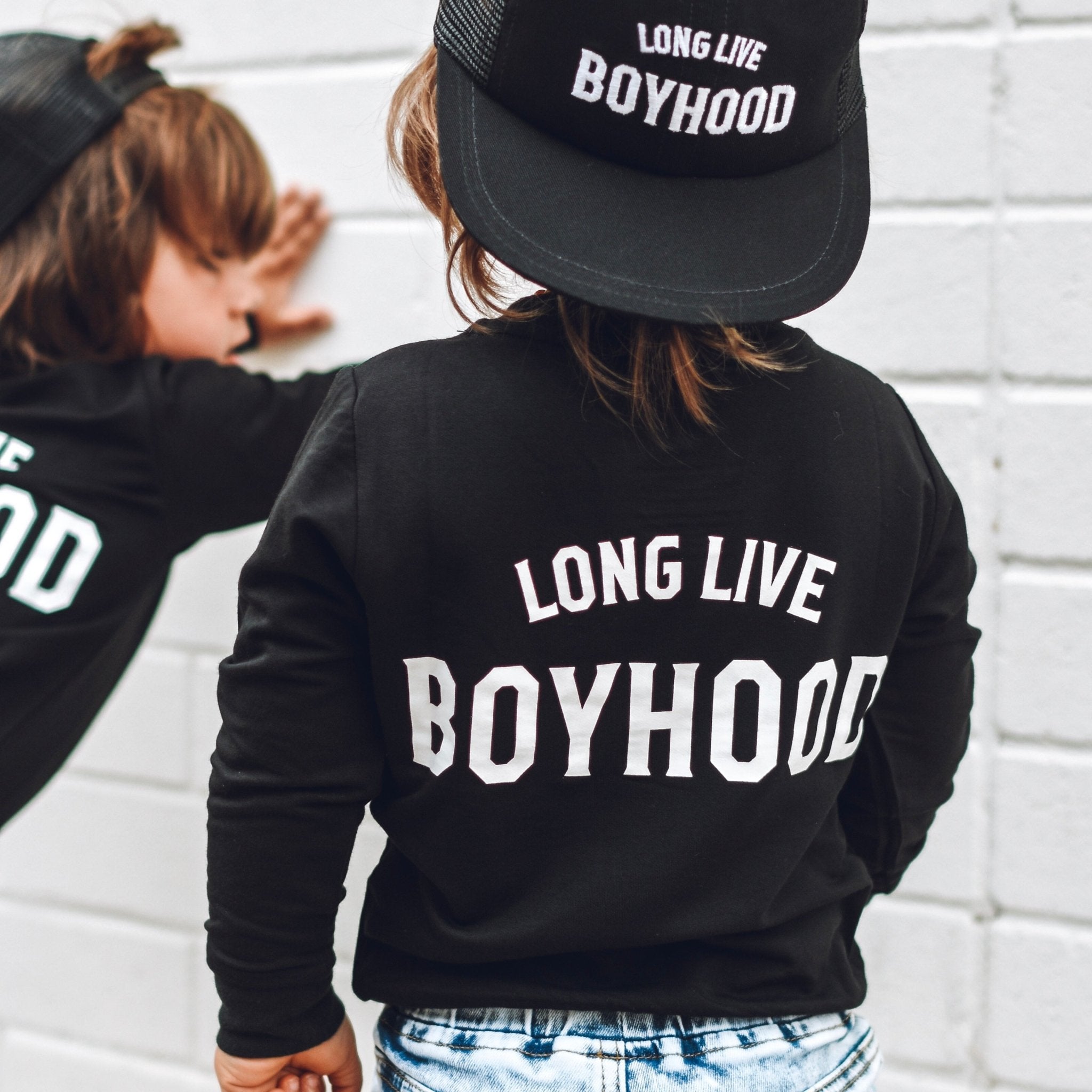 Boyhood Crew LS Bamboo Tee - George Hats