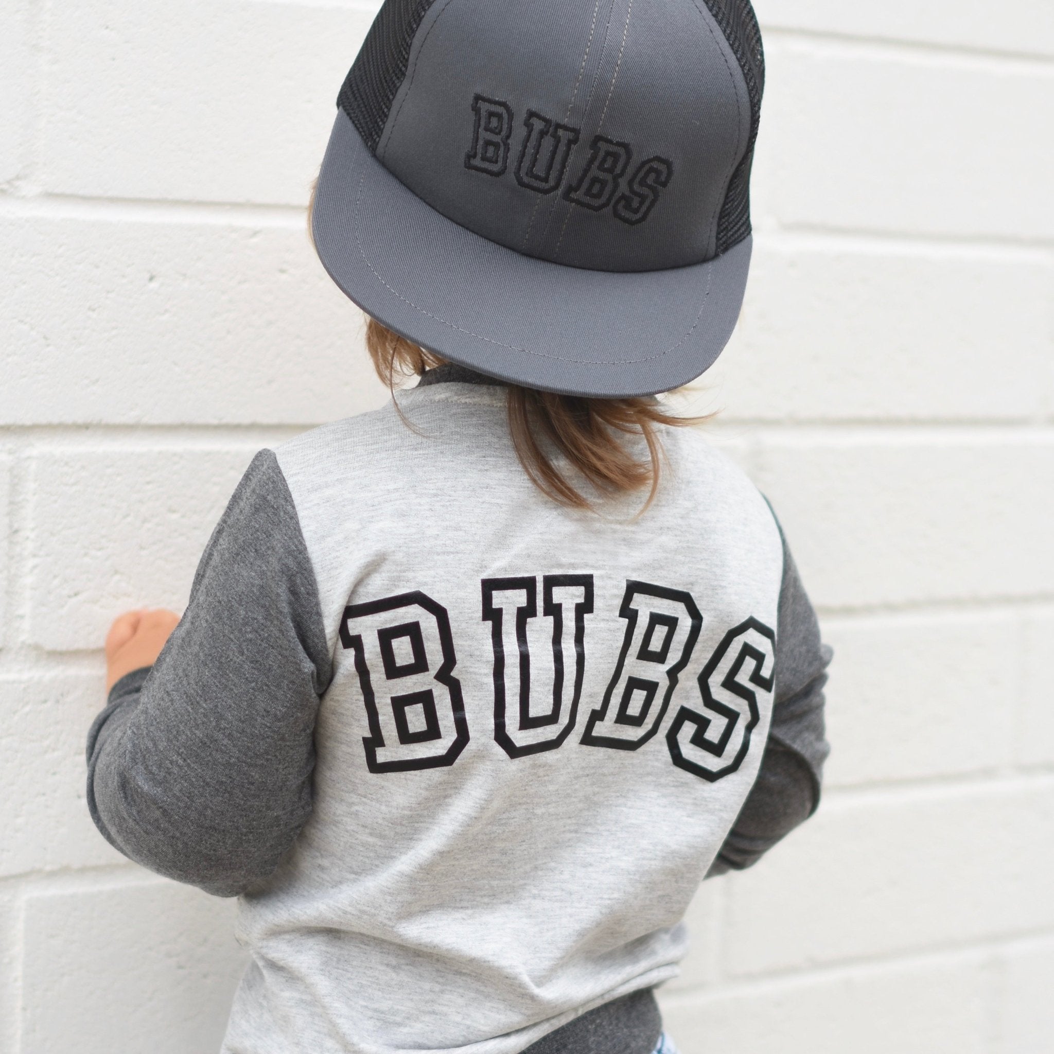 Bubs Crew LS Bamboo Tee - George Hats