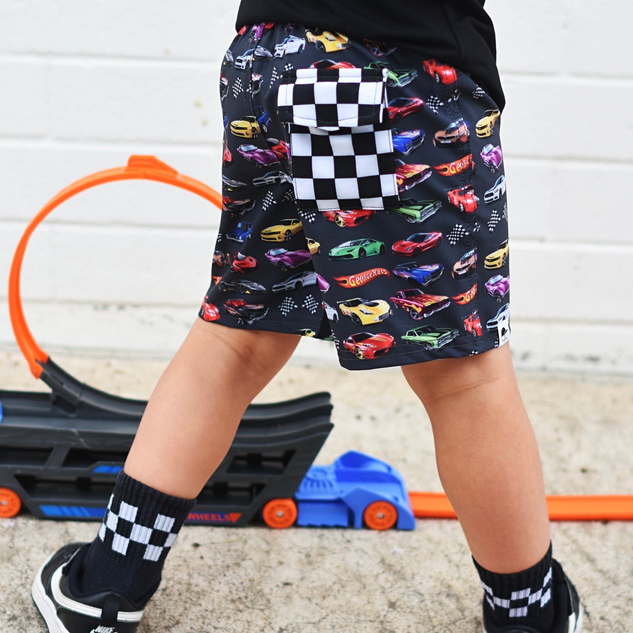 Charcoal Wheels Hybrid Walk Shorts - George Hats