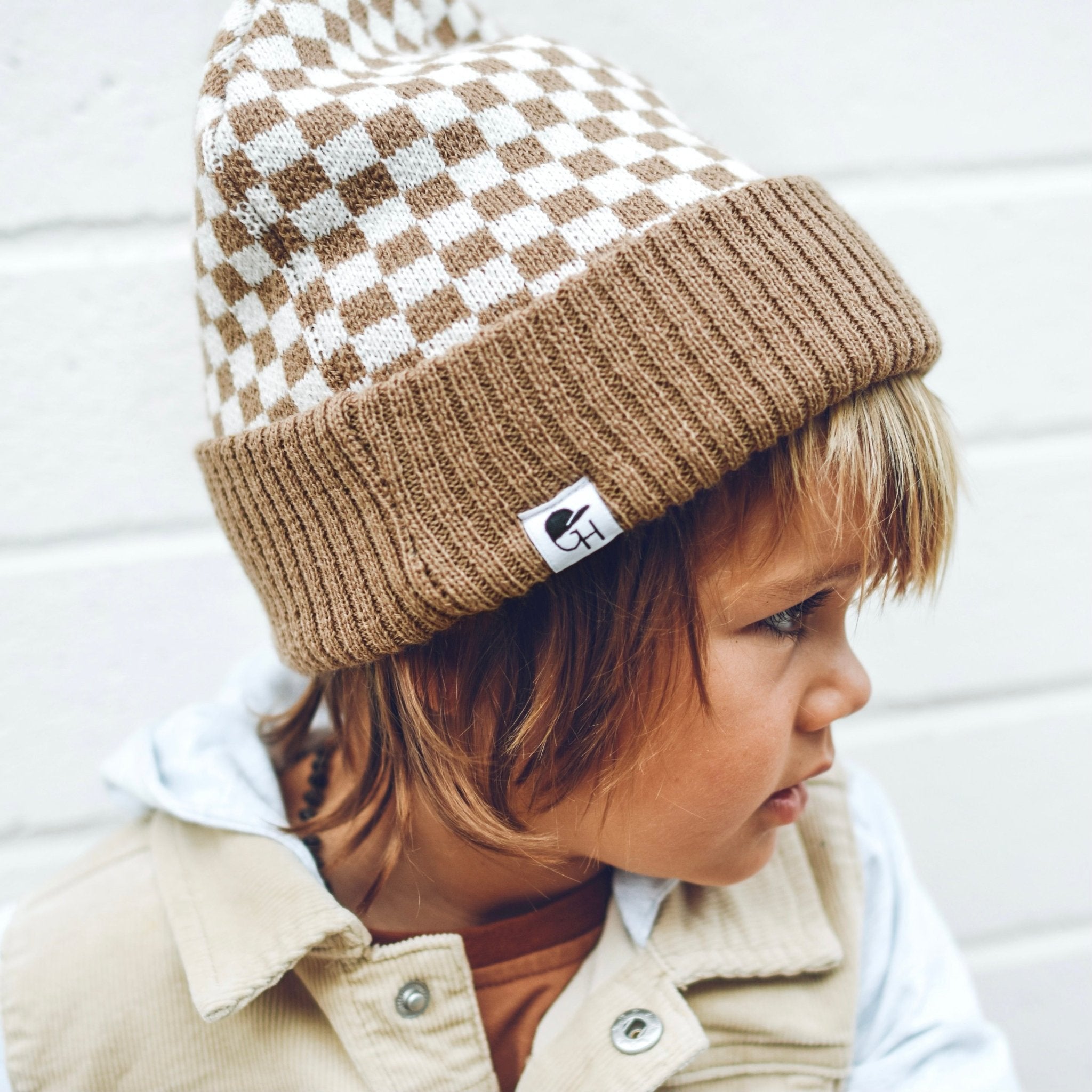 Check Beanie - George Hats