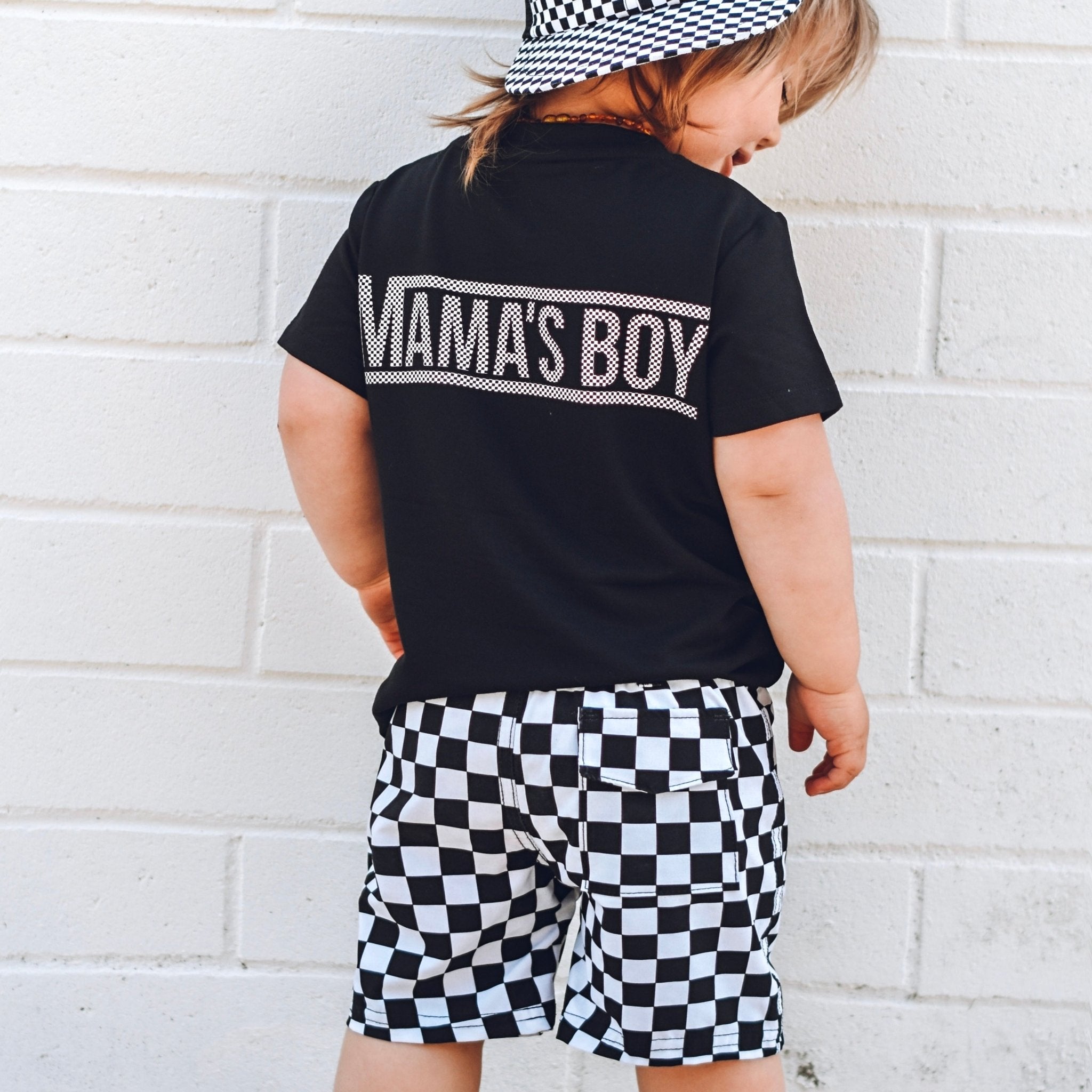 Check Mama’s Boy Bamboo Pocket Tee - George Hats