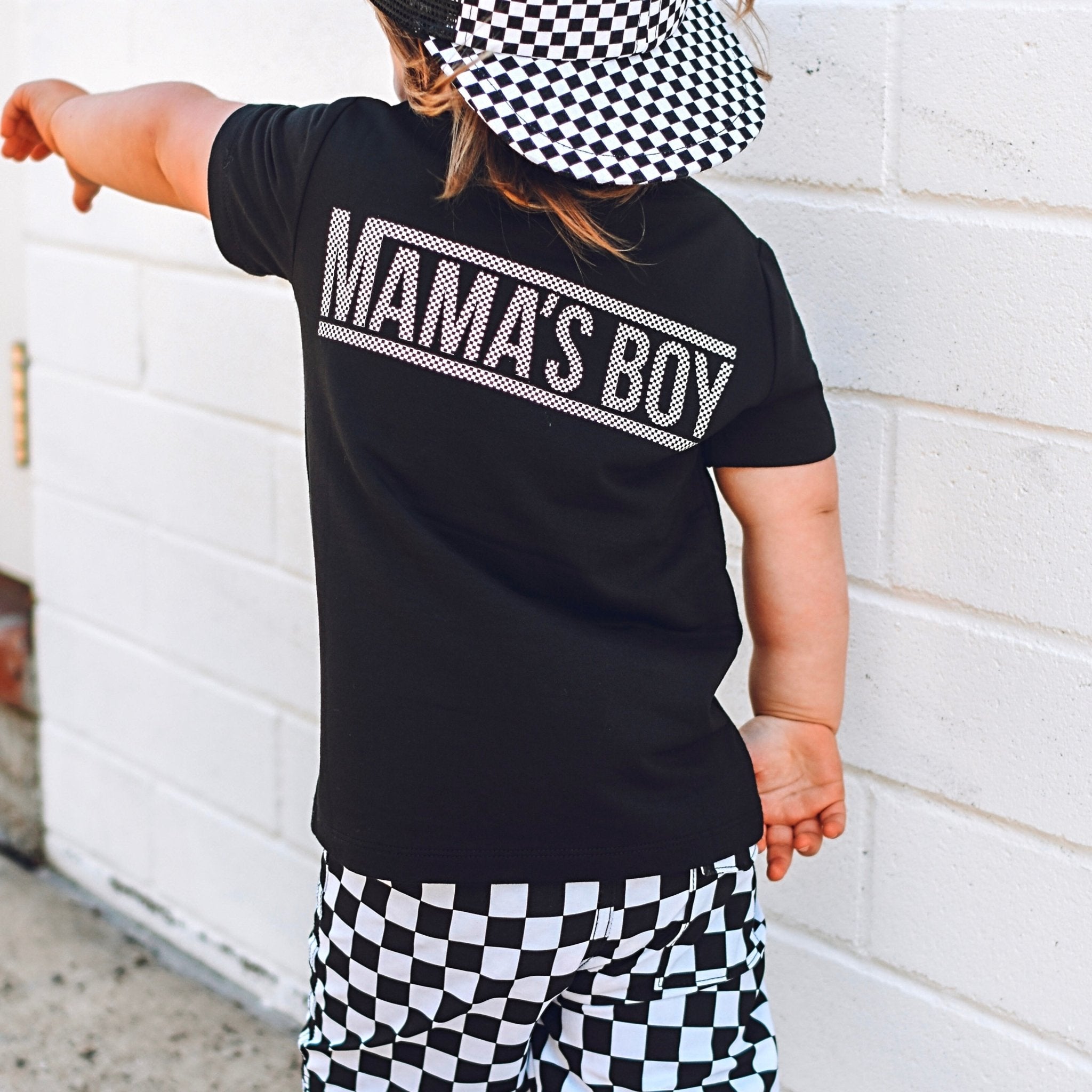 Check Mama’s Boy Bamboo Pocket Tee - George Hats