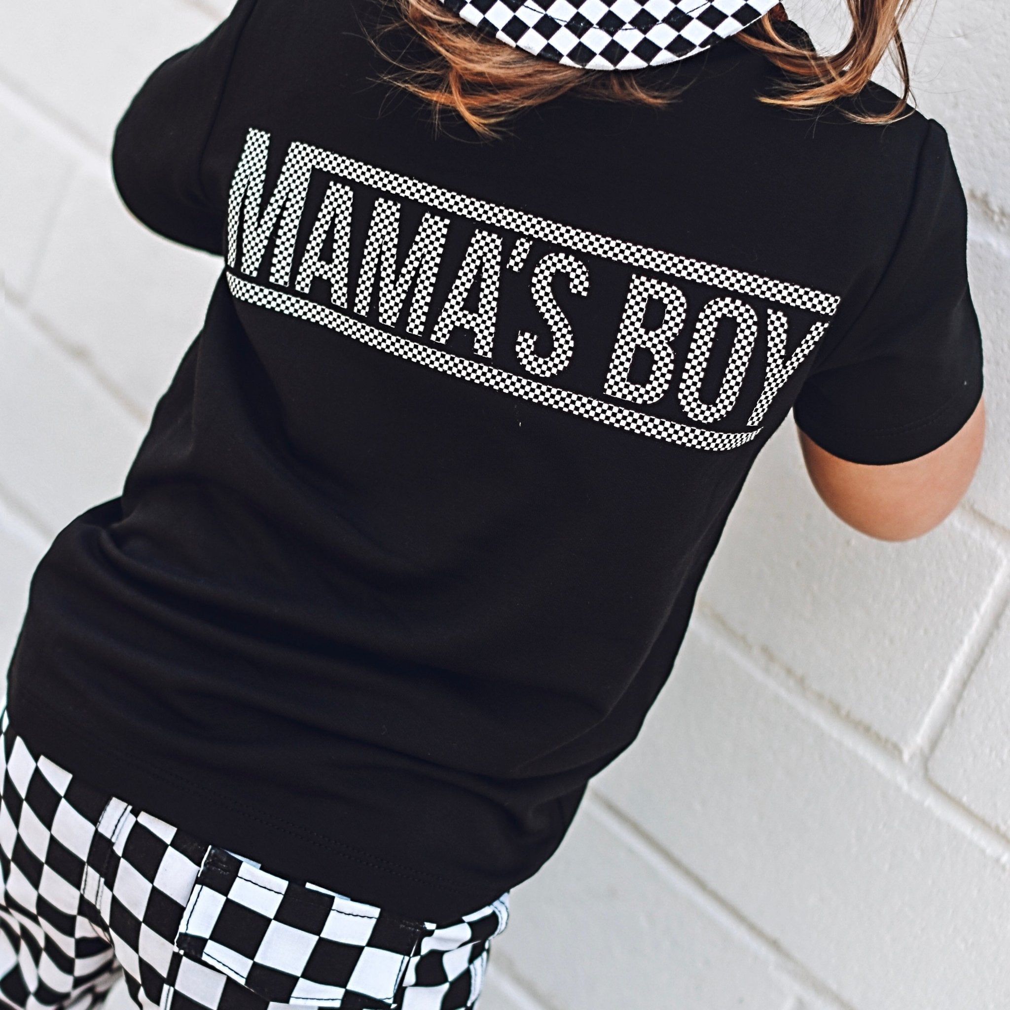 Check Mama’s Boy Bamboo Pocket Tee - George Hats