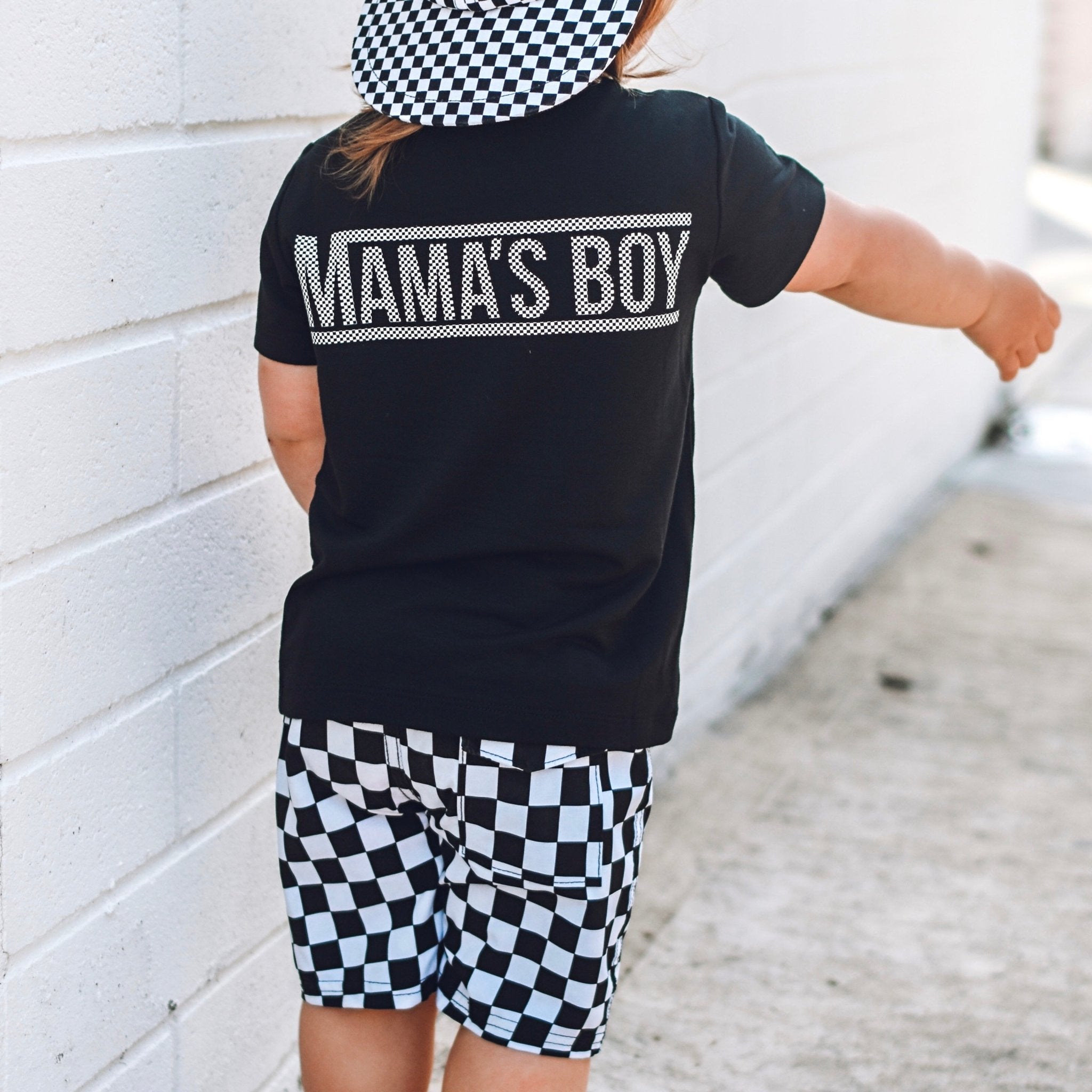 Check Mama’s Boy Bamboo Pocket Tee - George Hats