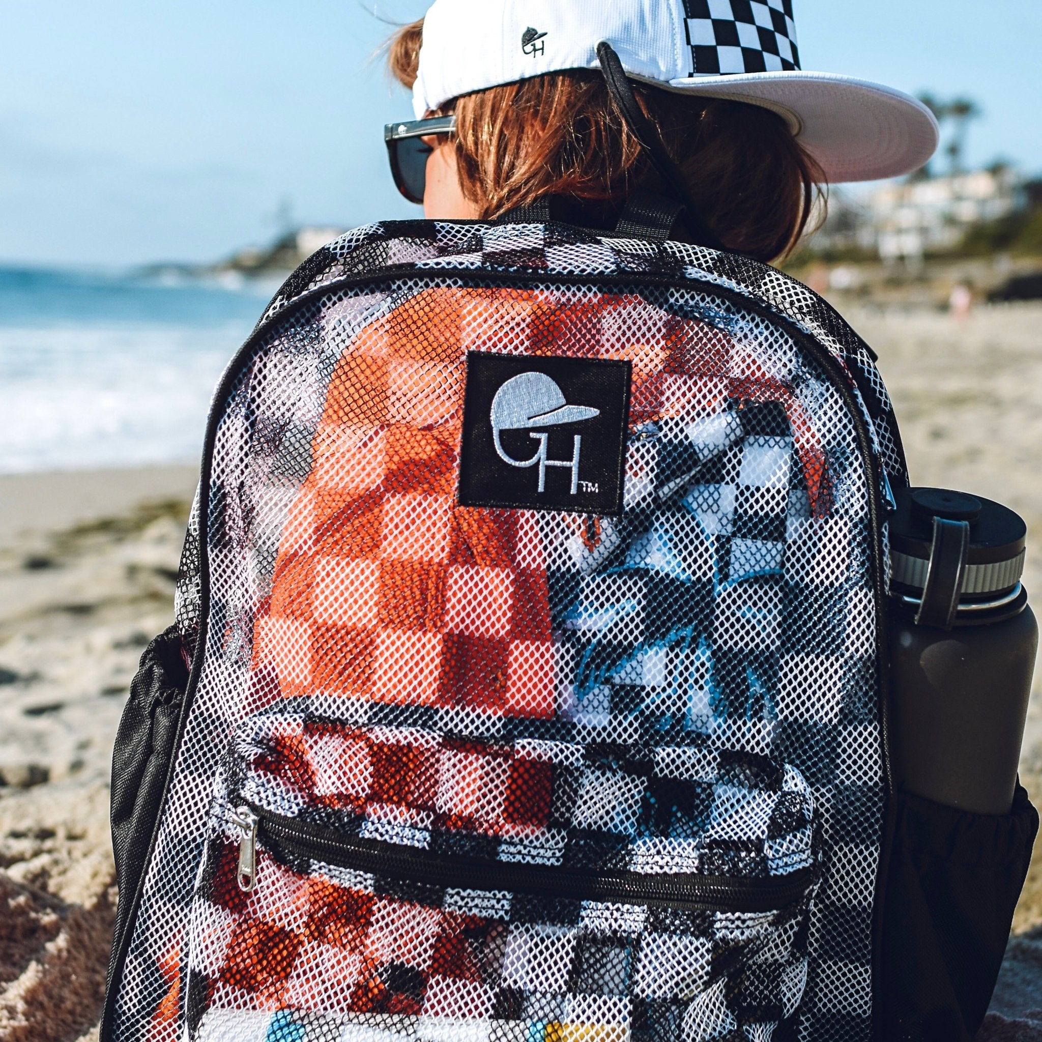 Check Mesh Backpack - George Hats