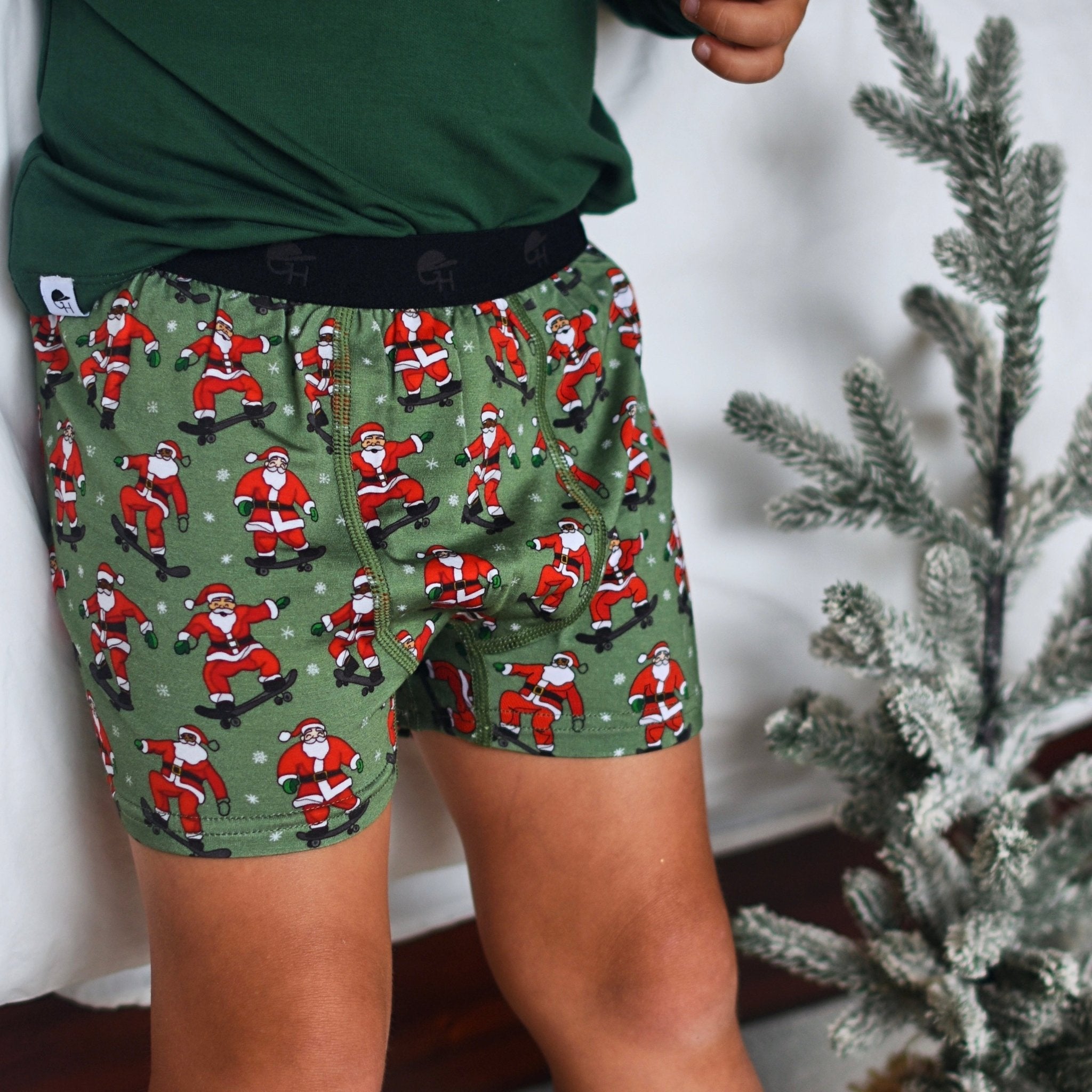 Festive Bamboo Boxer Briefs - George Hats