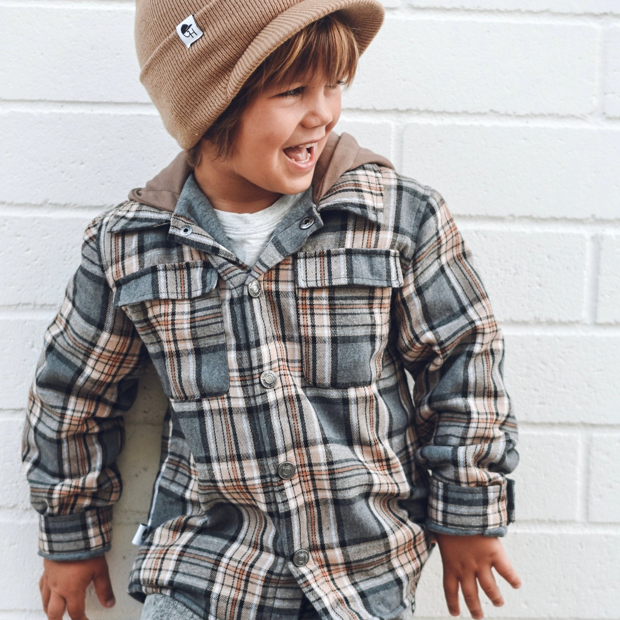 Fireside Hooded Flannel - George Hats