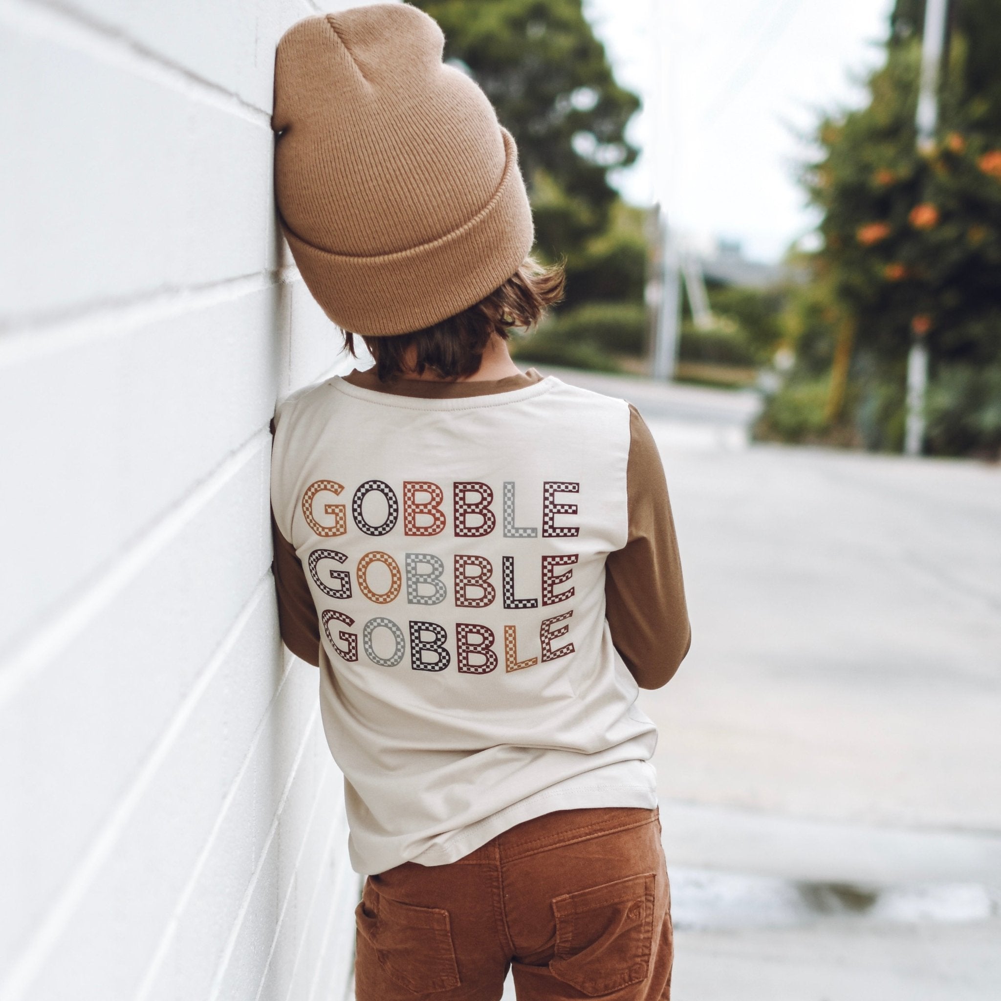 Gobble Long Sleeve Bamboo Tee - George Hats