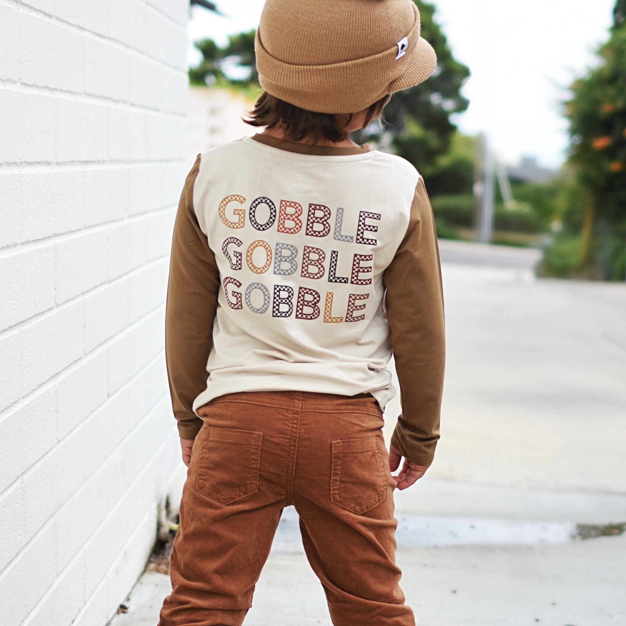 Gobble Long Sleeve Bamboo Tee - George Hats