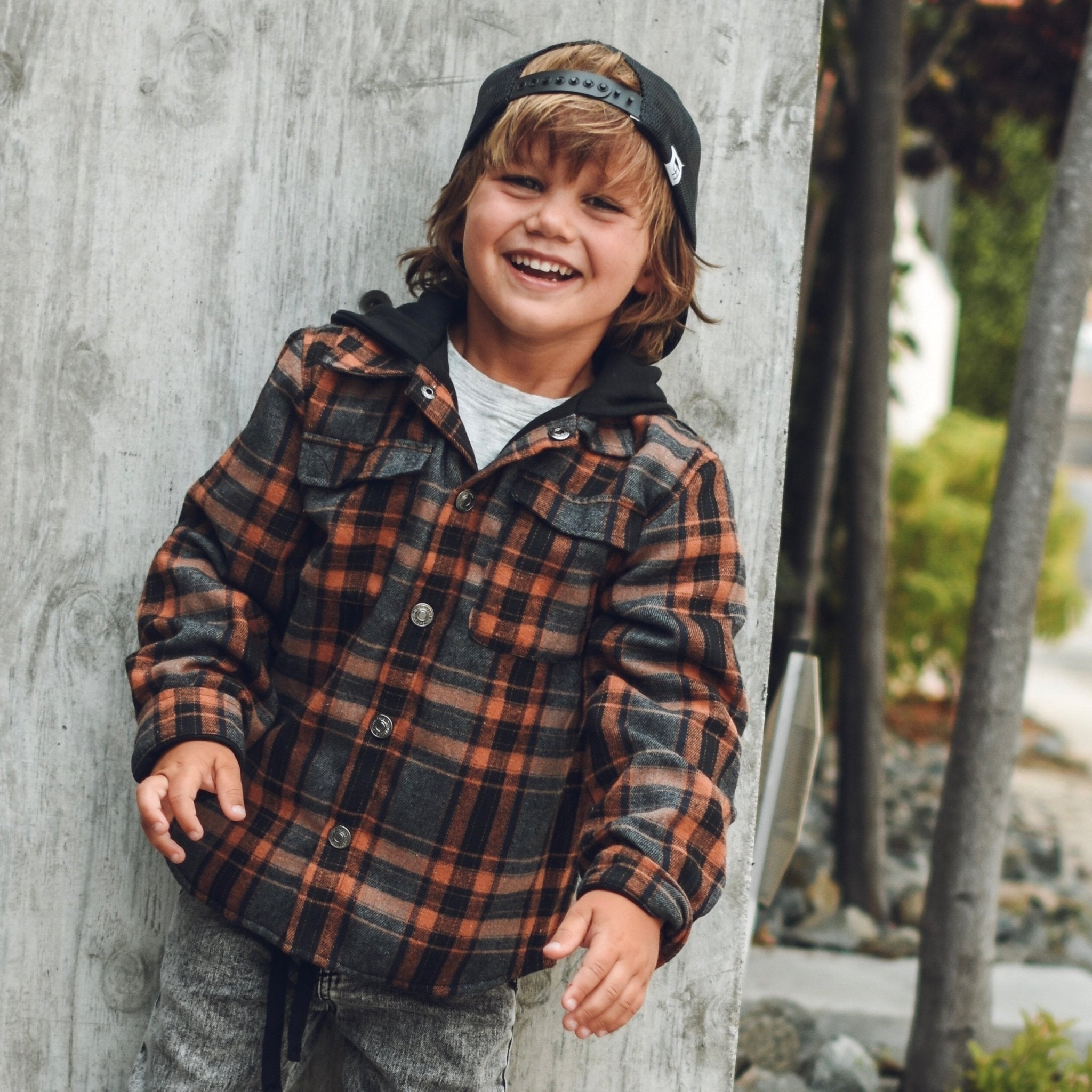 Harvest Hooded Flannel - George Hats