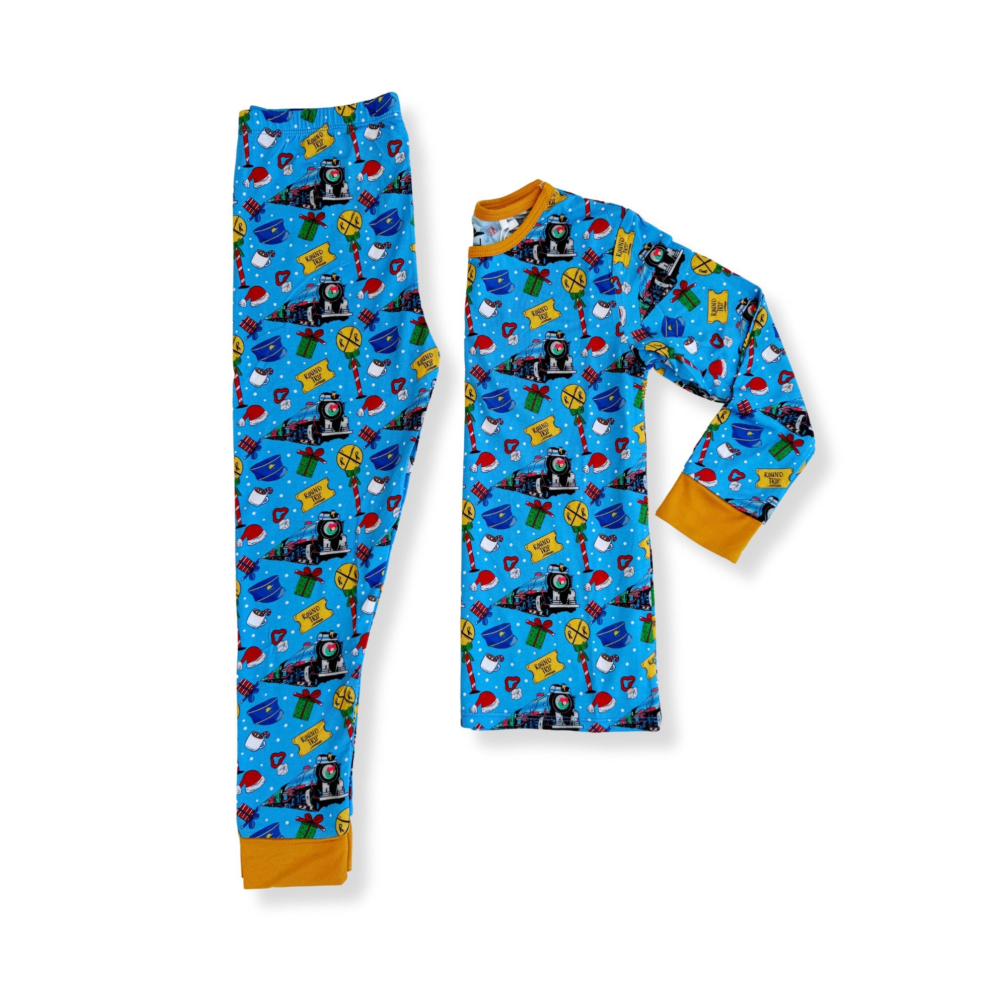 Holiday Bamboo Long Sleeve Pajamas - George Hats