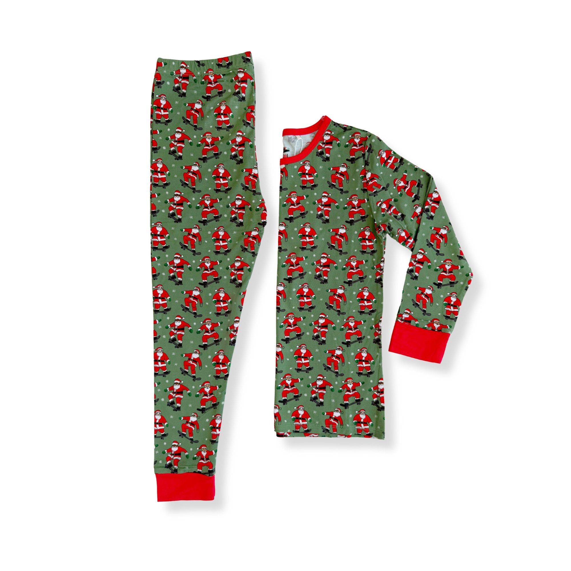 Holiday Bamboo Long Sleeve Pajamas - George Hats