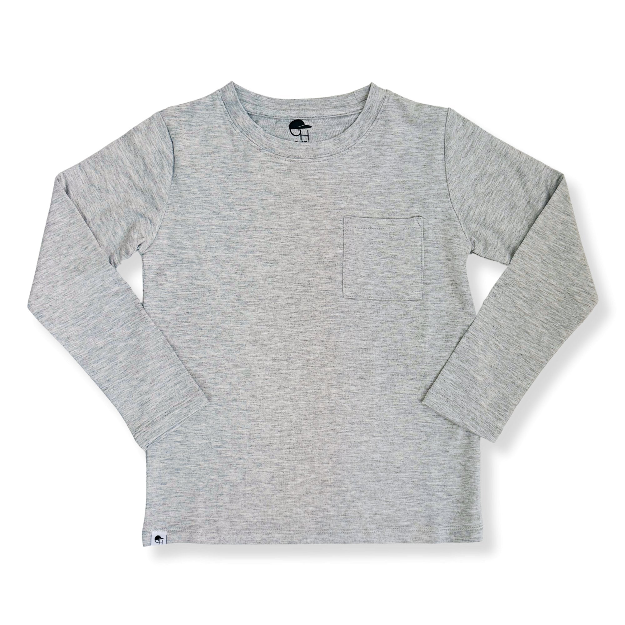 Long Sleeve Bamboo Pocket Tee - George Hats