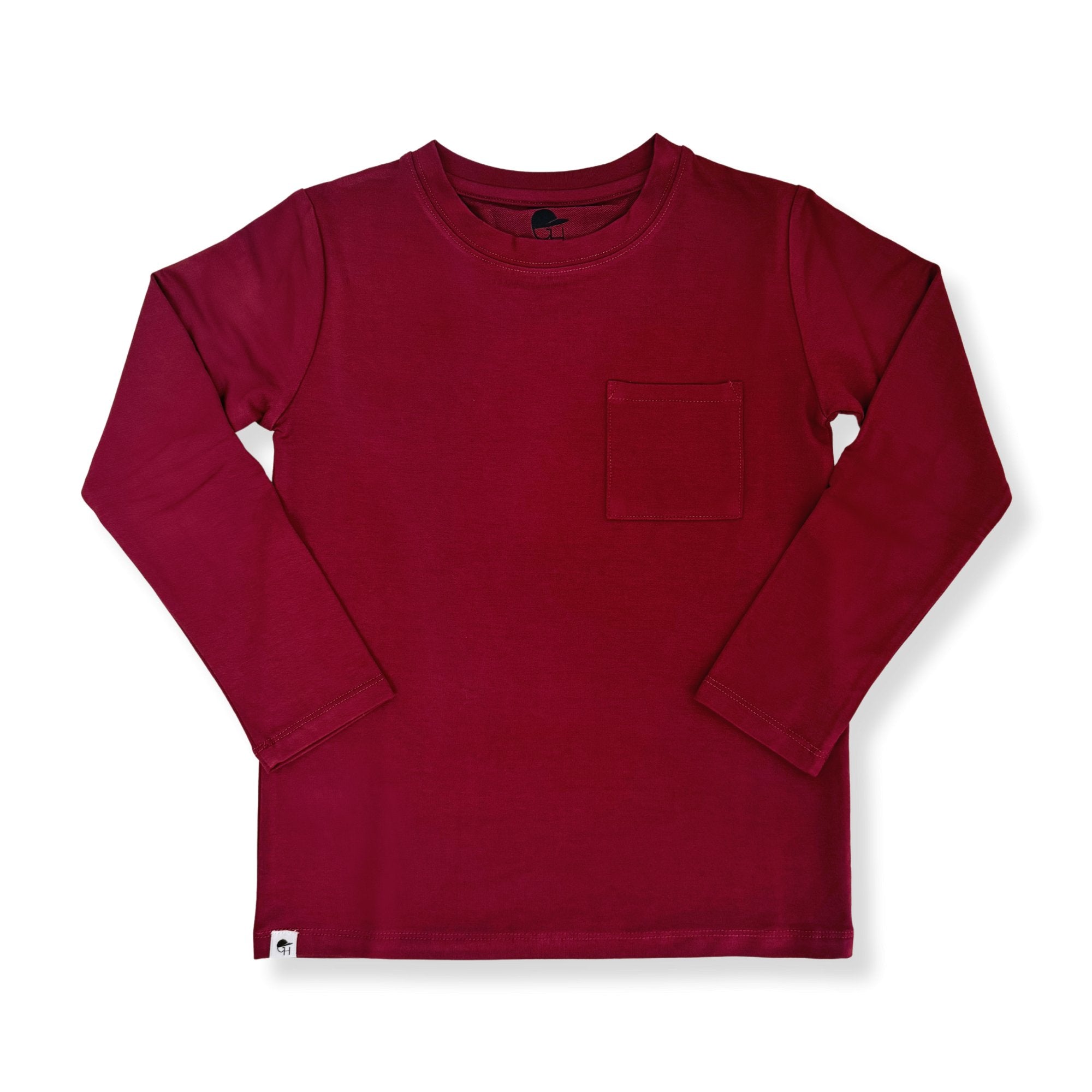 Long Sleeve Bamboo Pocket Tee - George Hats