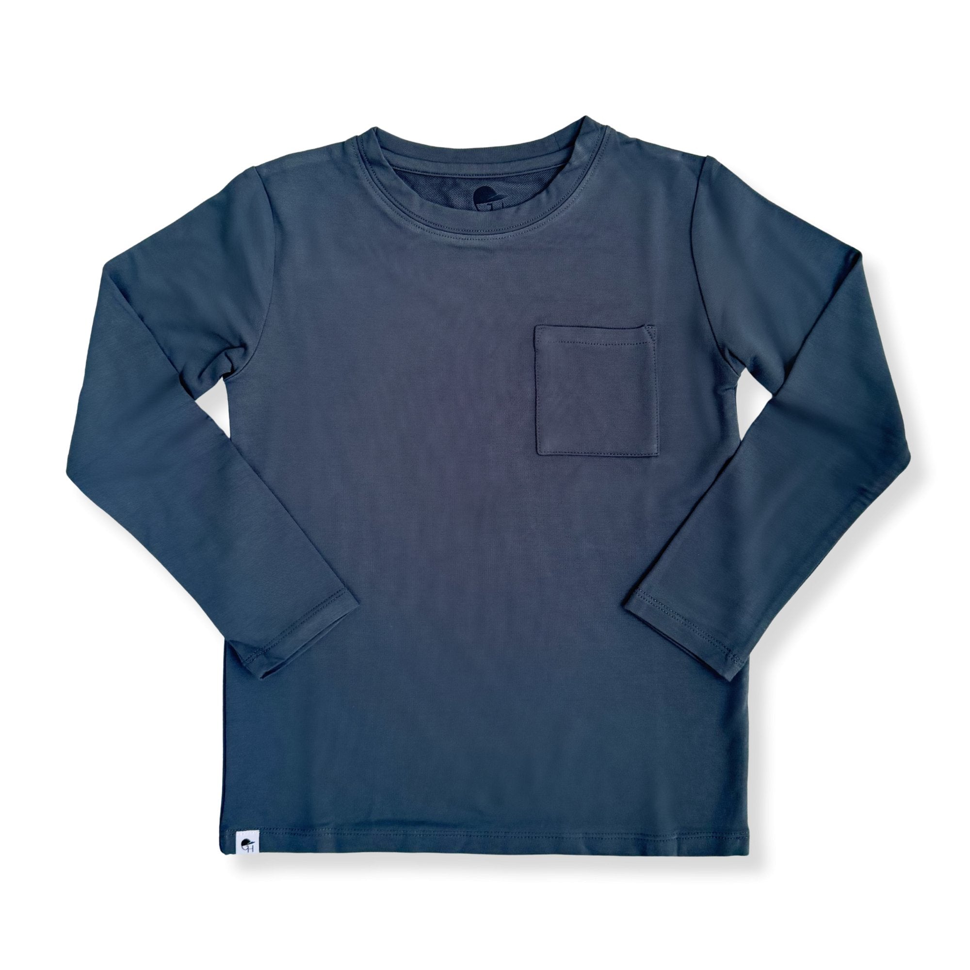 Long Sleeve Bamboo Pocket Tee - George Hats