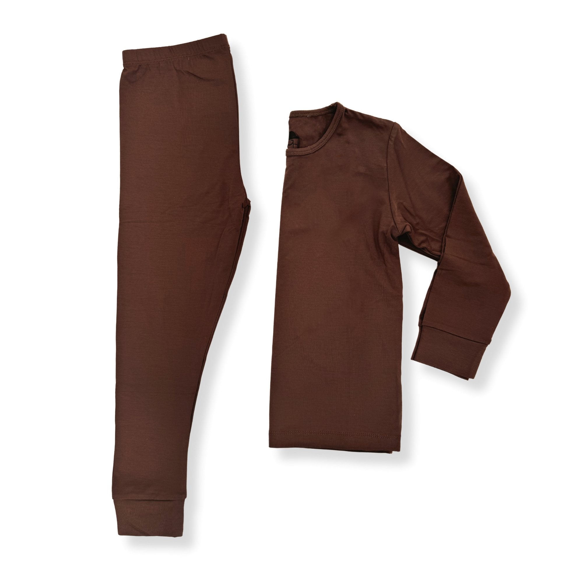 Medium Weight Bamboo Long Sleeve Pajamas - George Hats