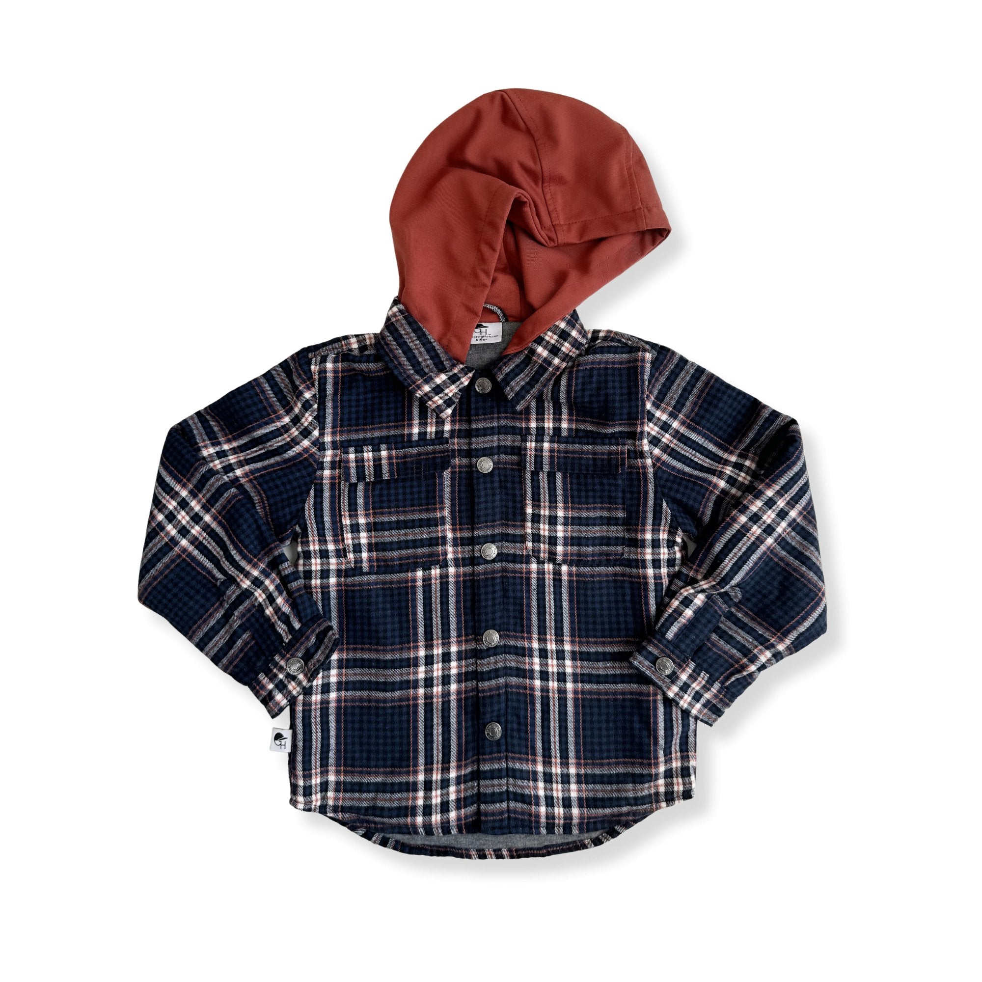 Midnight Hooded Flannel - George Hats