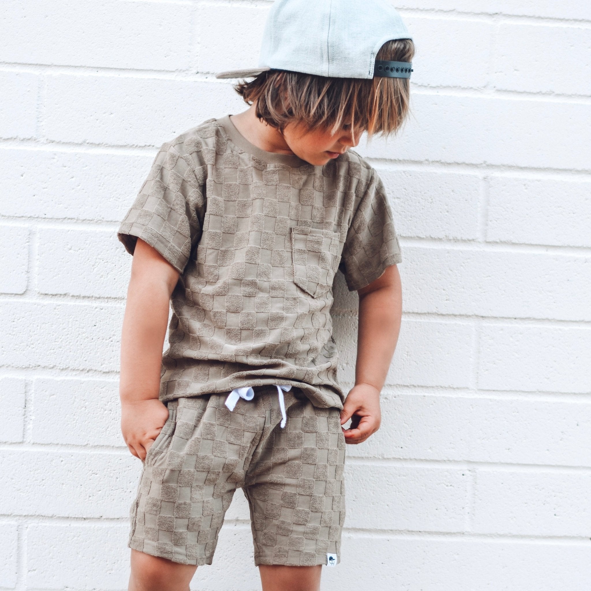 Sand Check Terry Shorts - George Hats