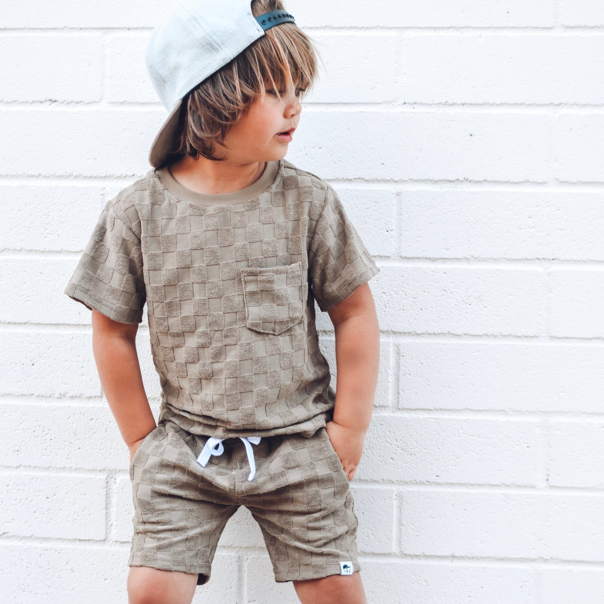 Sand Check Terry Shorts - George Hats