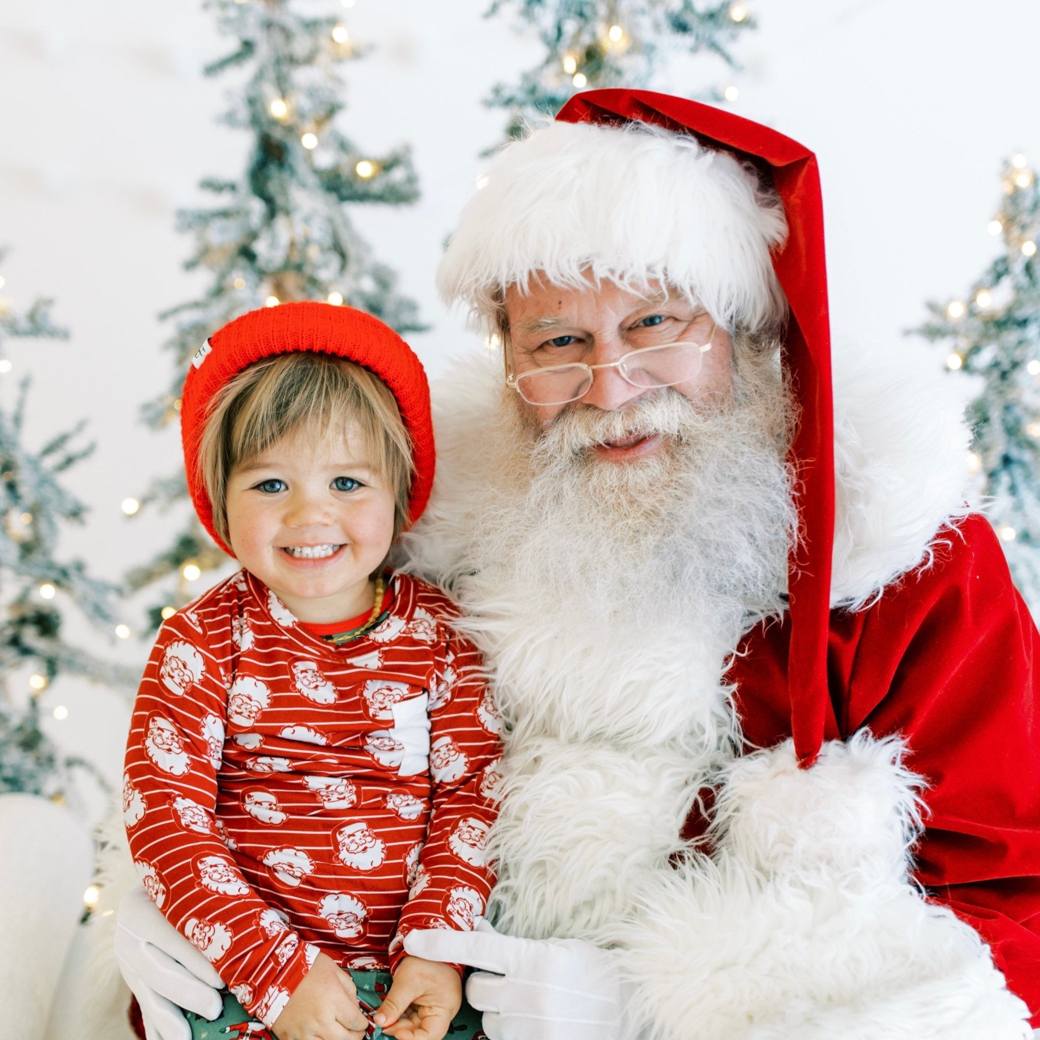 Santa Long Sleeve Bamboo Tee - George Hats