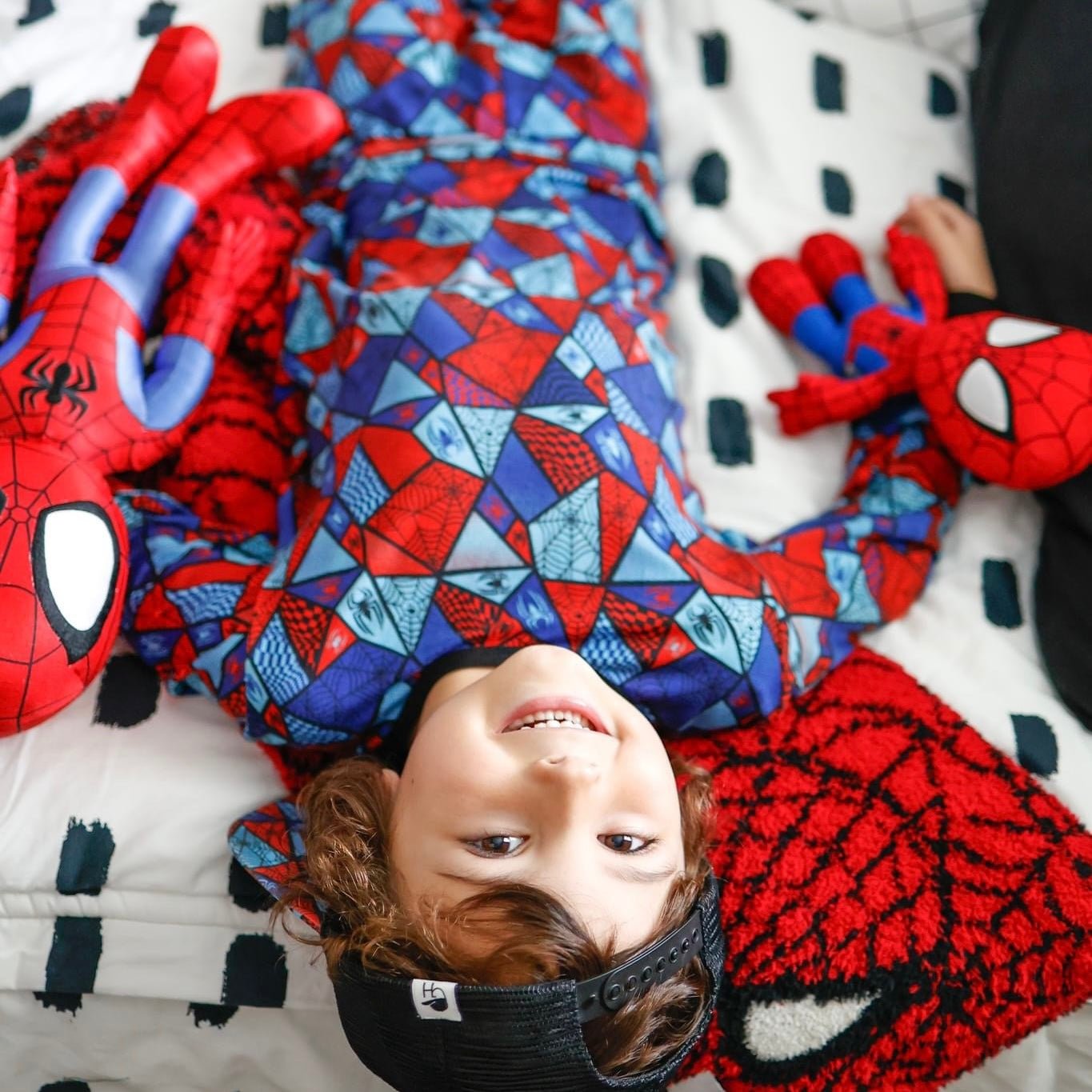 Spider Check Long Sleeve Pajamas - George Hats