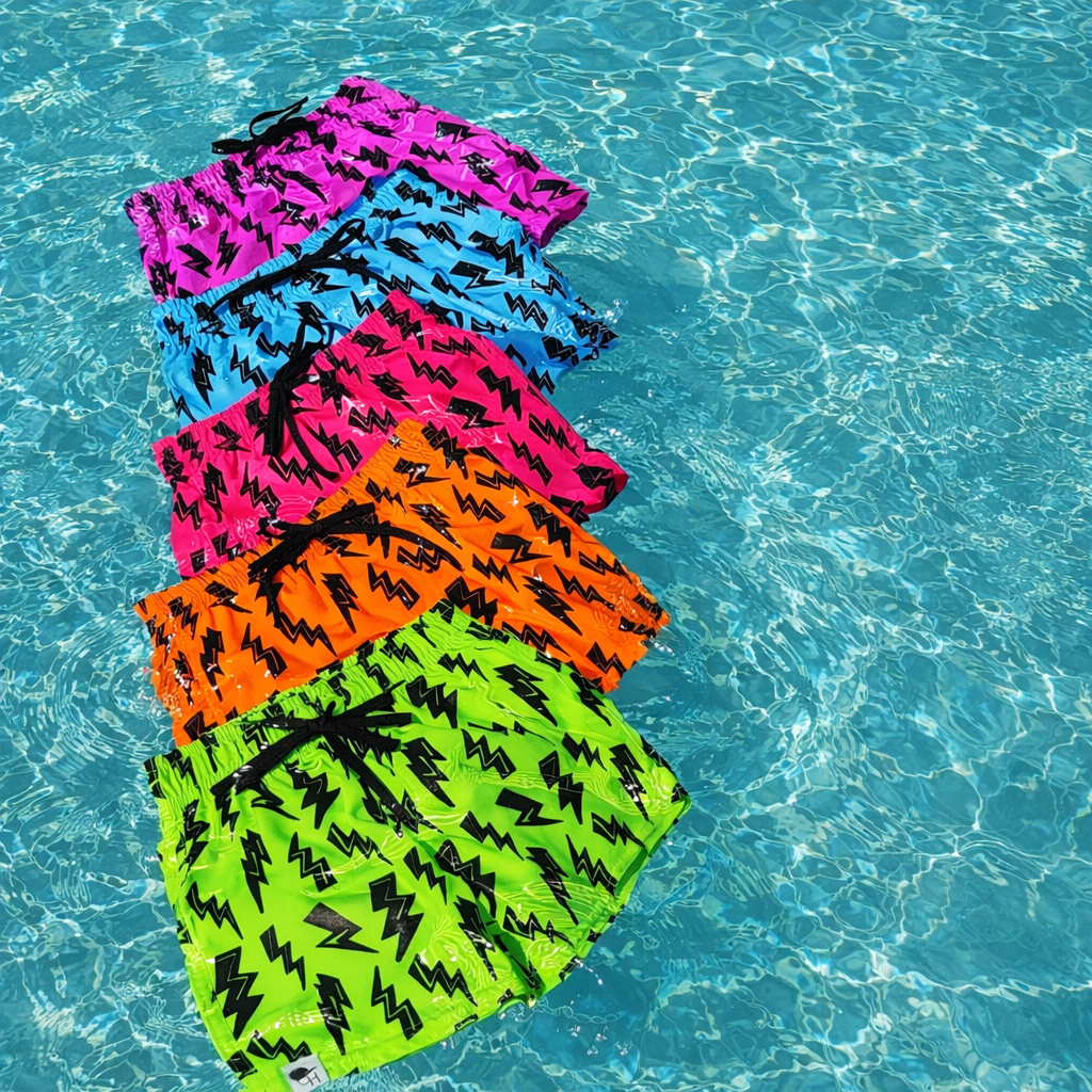 Neon Spotfast™ Bolt Hybrid Swim Shorts | Swim Safe Boys Swim