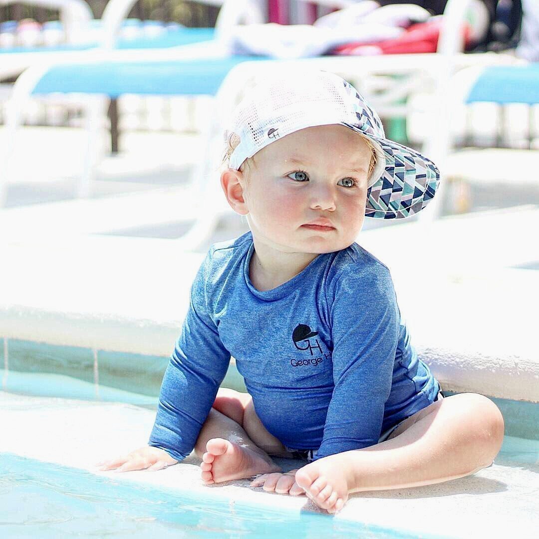 Sun Protection Long Sleeve Swim Shirt - George Hats