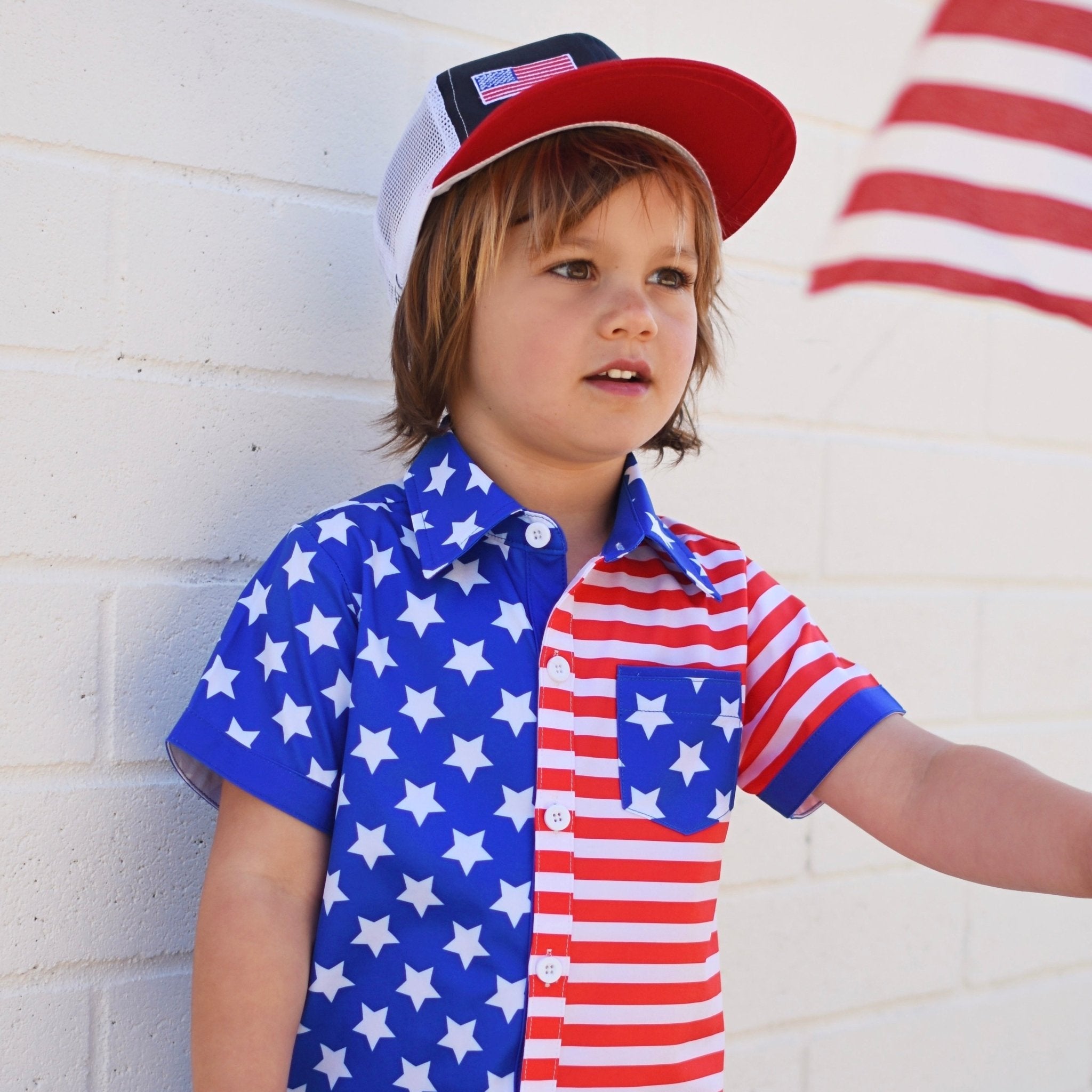 USA Collared Tee - George Hats