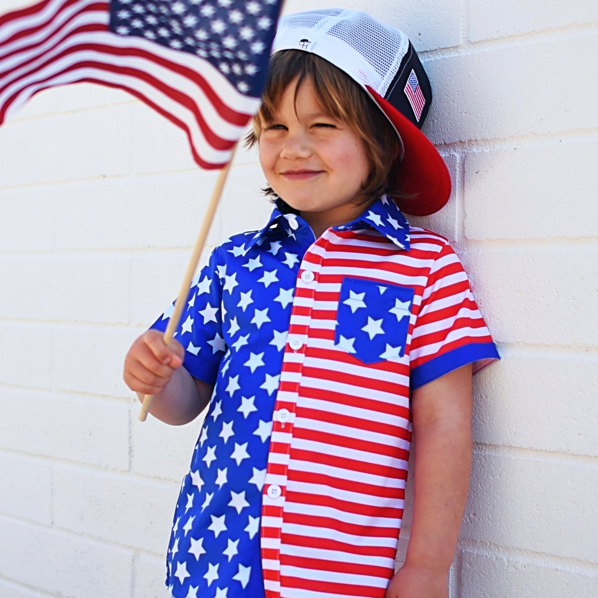 USA Collared Tee - George Hats