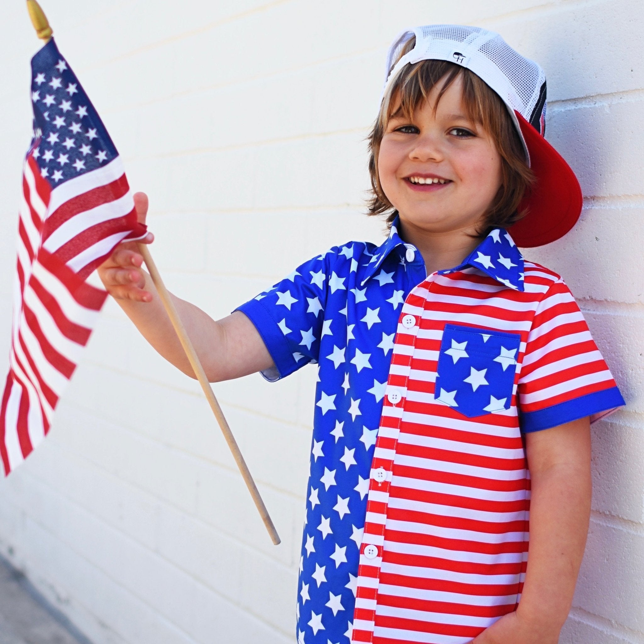 USA Collared Tee - George Hats