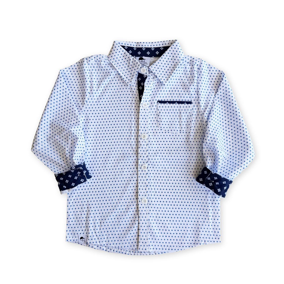 Long Sleeve Collared Shirt