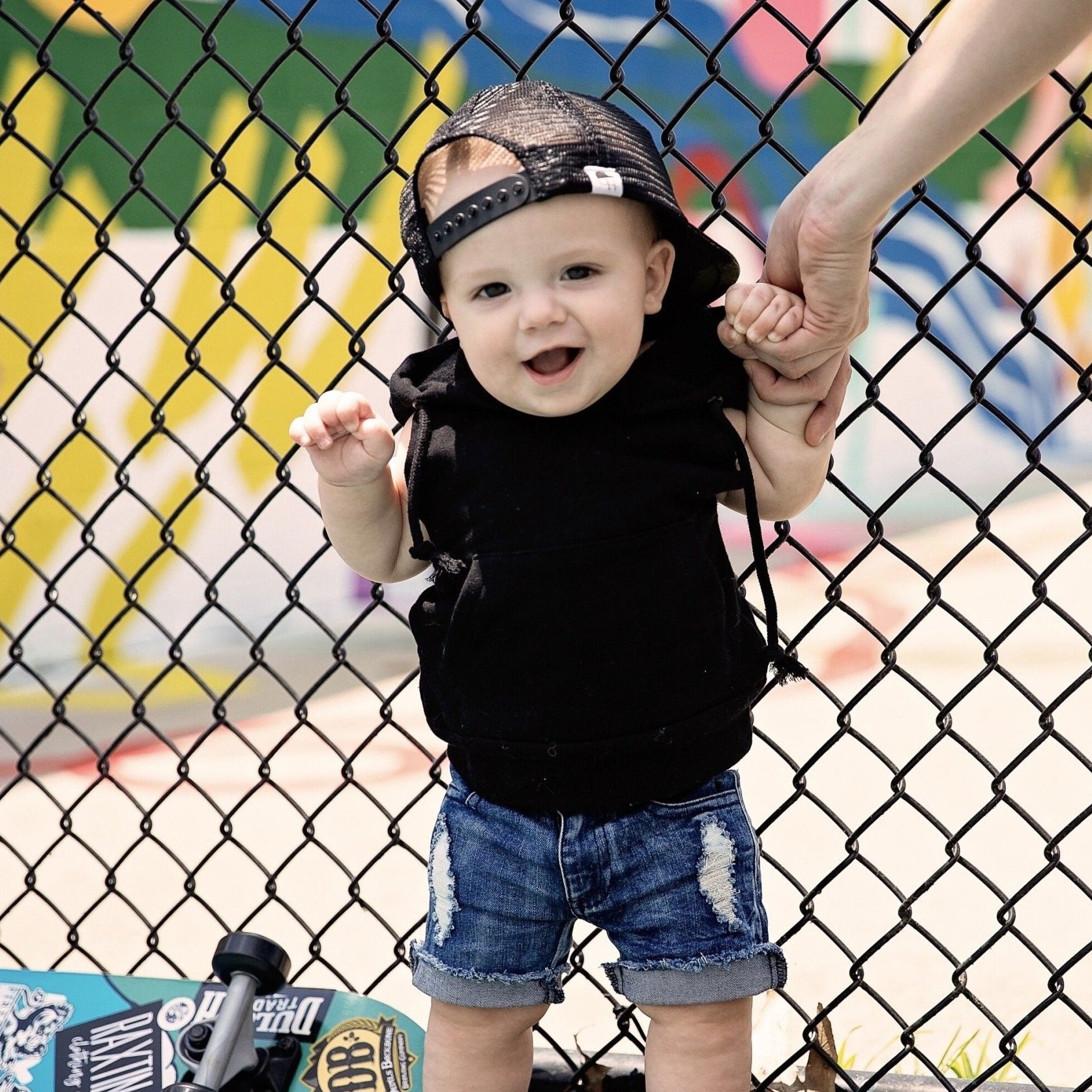 Black Trucker For Babies - George Hats