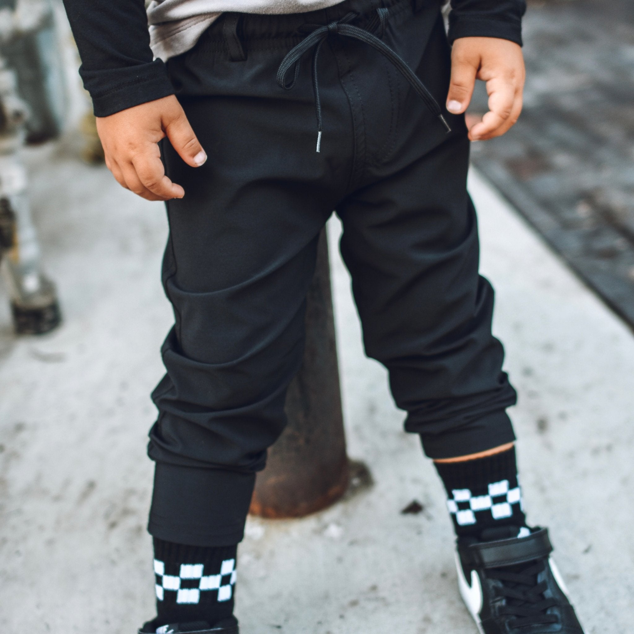 Black Walk Pants - George Hats