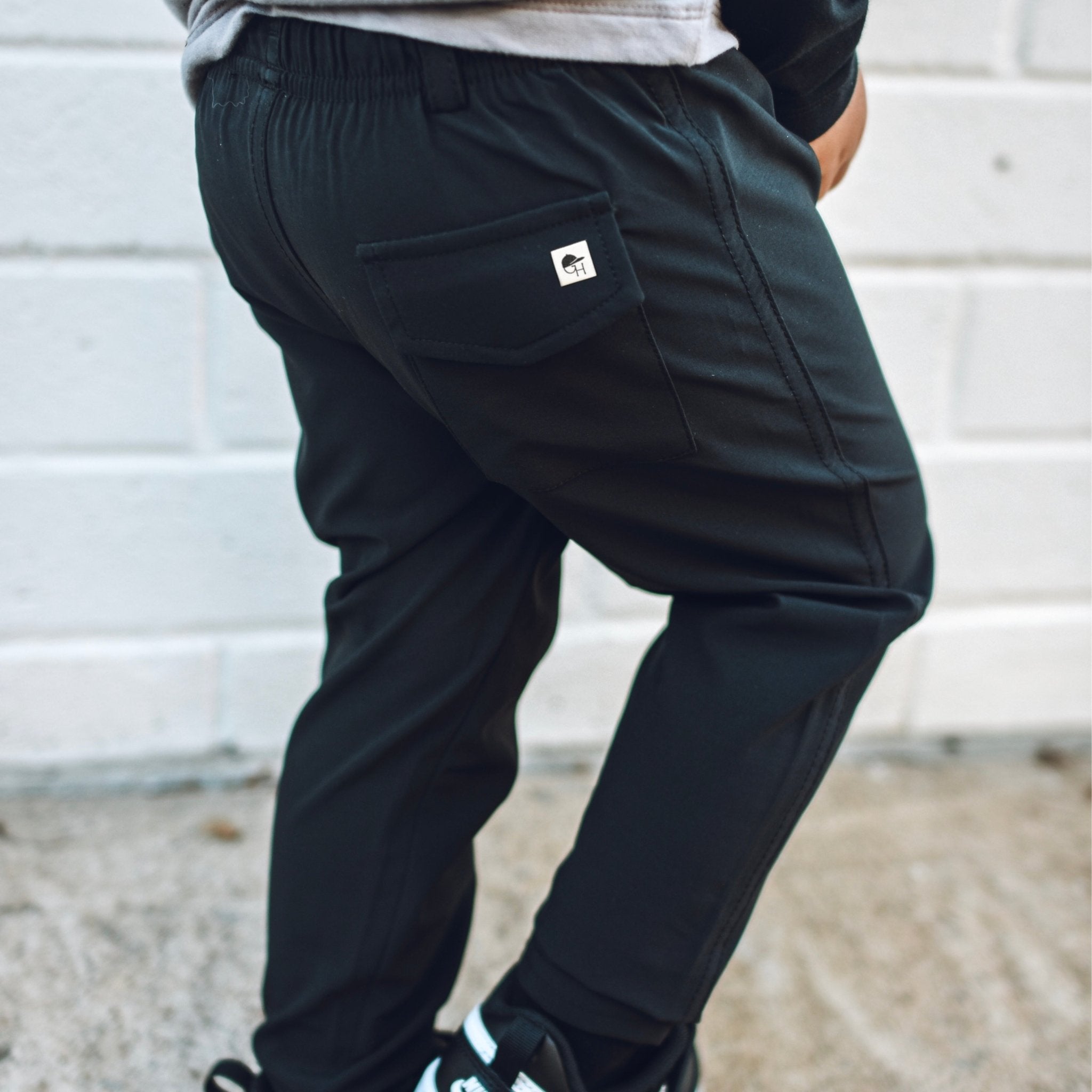 Black Walk Pants - George Hats