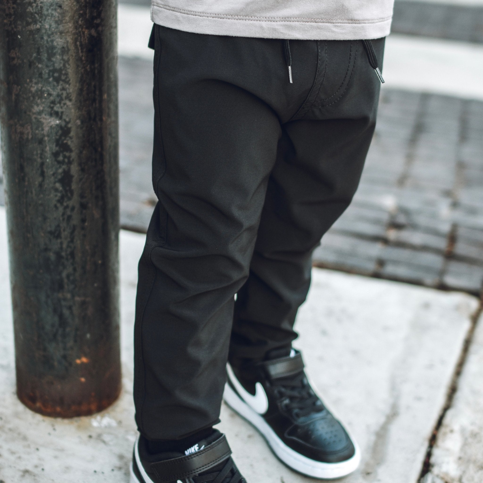 Black Walk Pants - George Hats