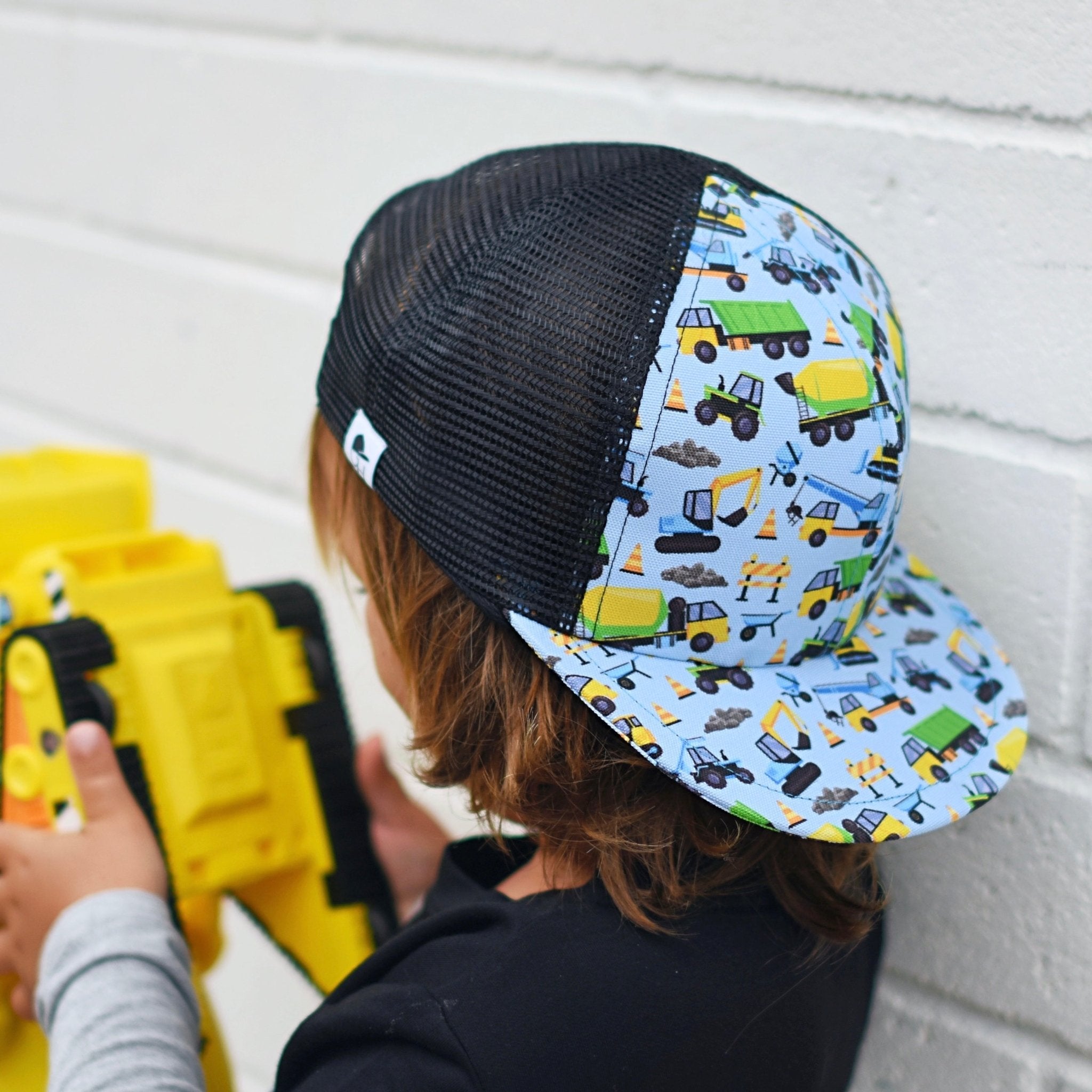 Blue Construction Trucker - George Hats