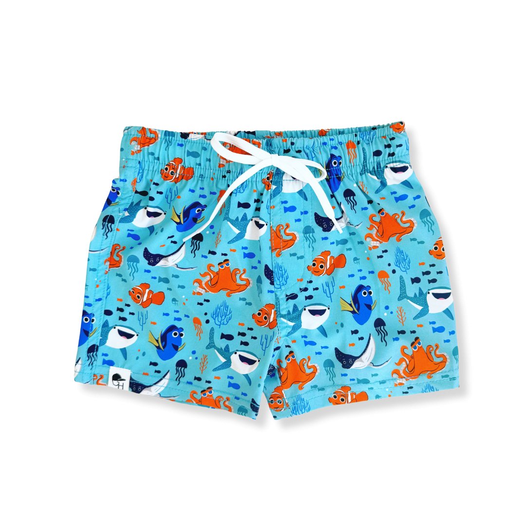 Blue Fish Hybrid Swim Shorts - George Hats