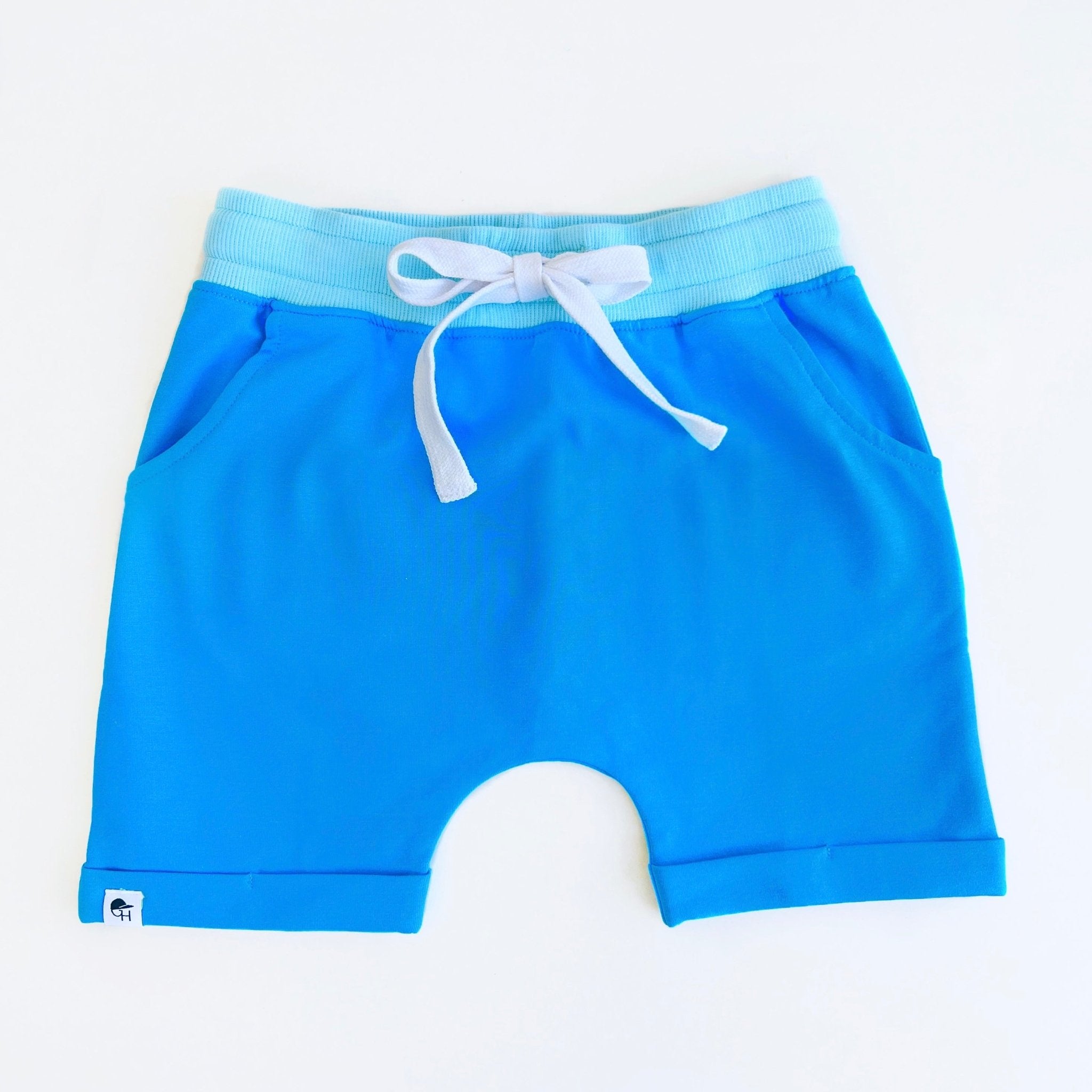 Blue French Terry Pocket Shorts - George Hats