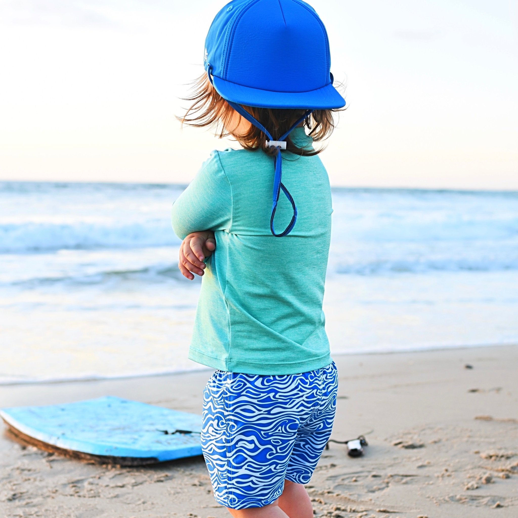 Blue Waves Hybrid Swim Shorts - George Hats
