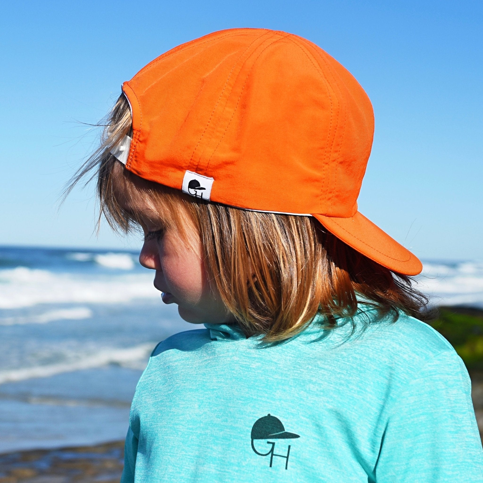 Bright Orange Waterproof Trucker - George Hats