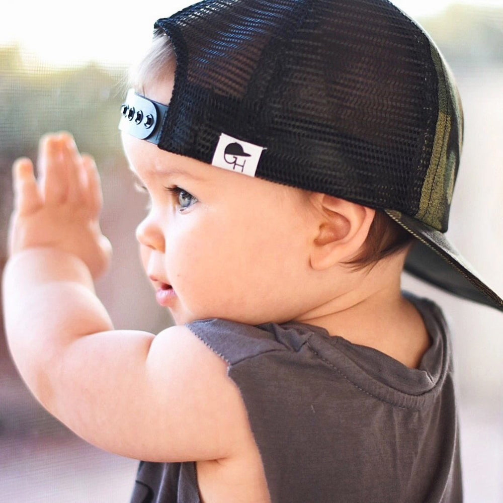 Camo Baby Trucker Hat Kids Snapback Trucker Hats Hats