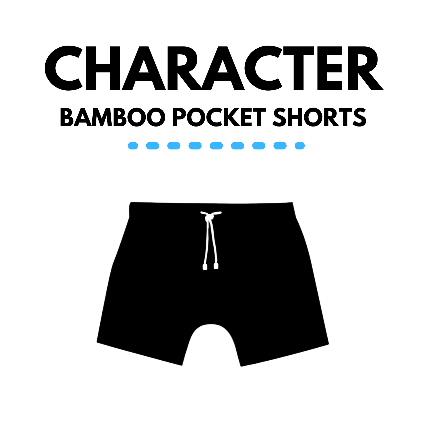 Character Bamboo Pocket Shorts - George Hats