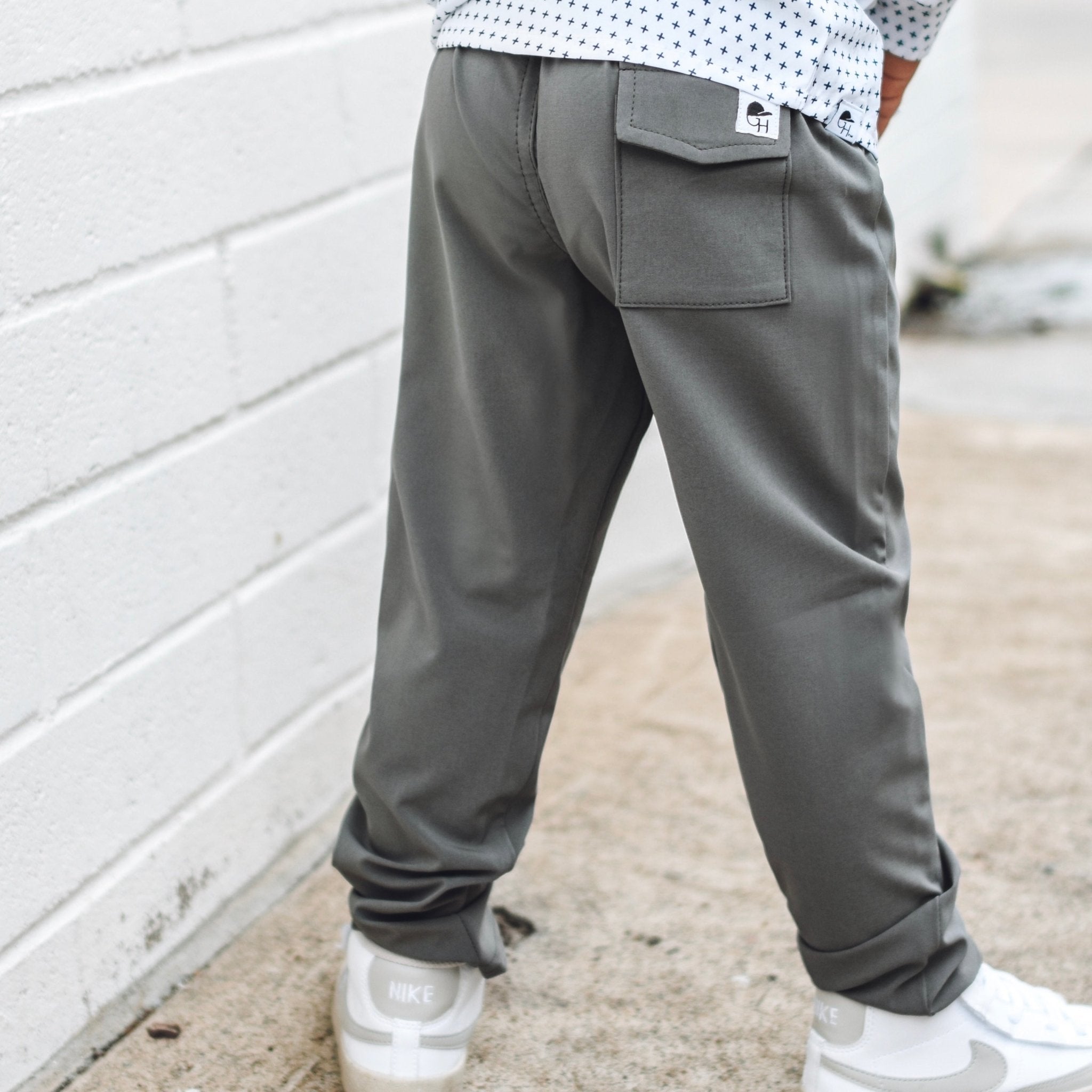 Charcoal Walk Pants - George Hats