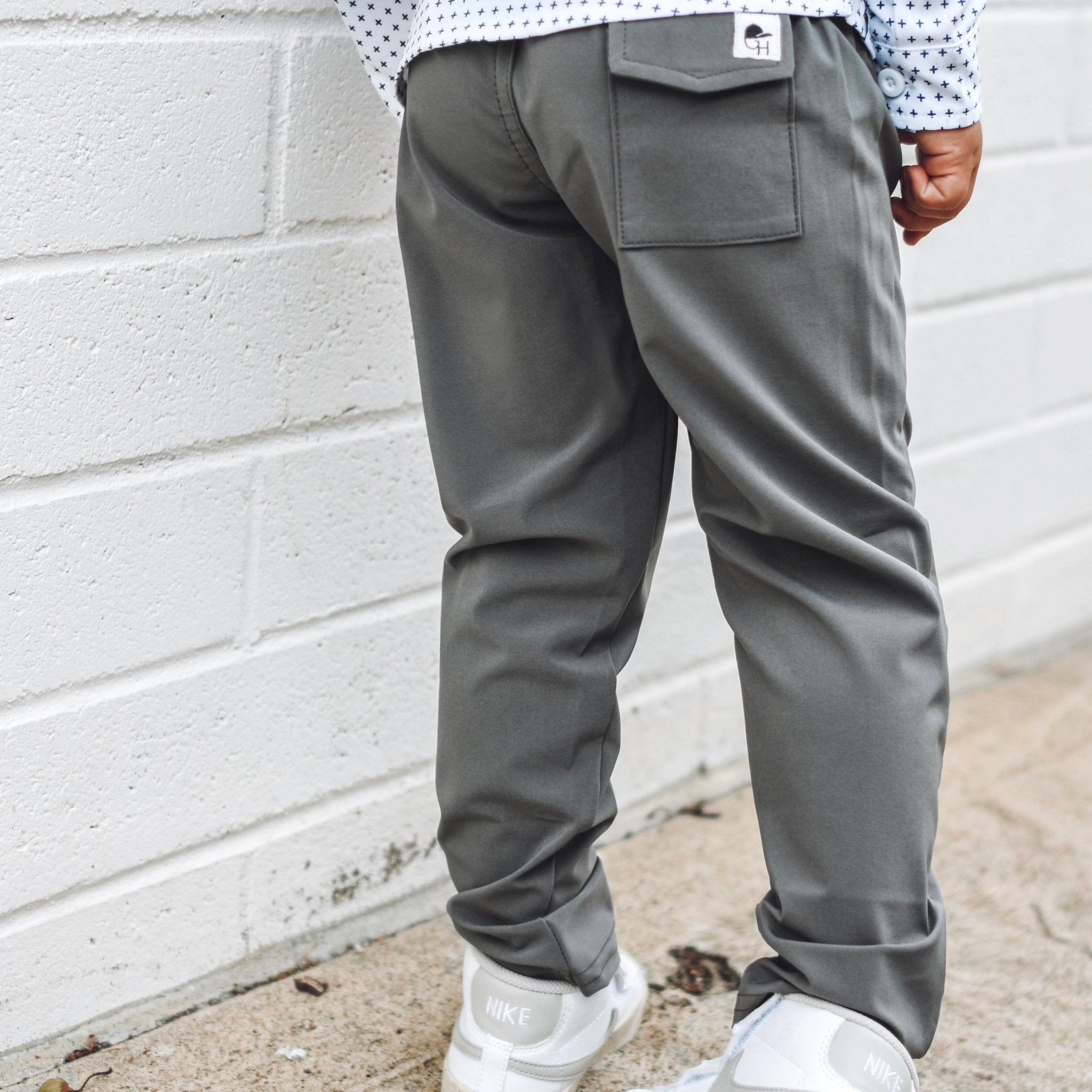 Charcoal Walk Pants - George Hats