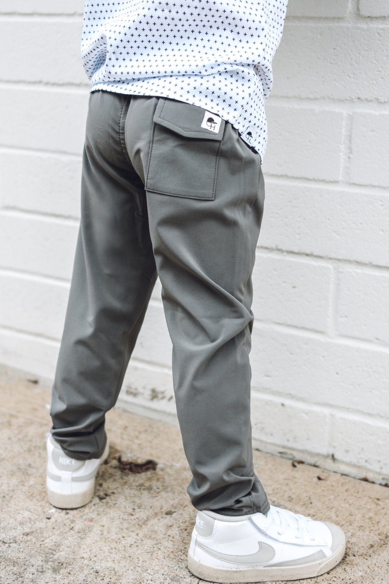 Charcoal Walk Pants - George Hats