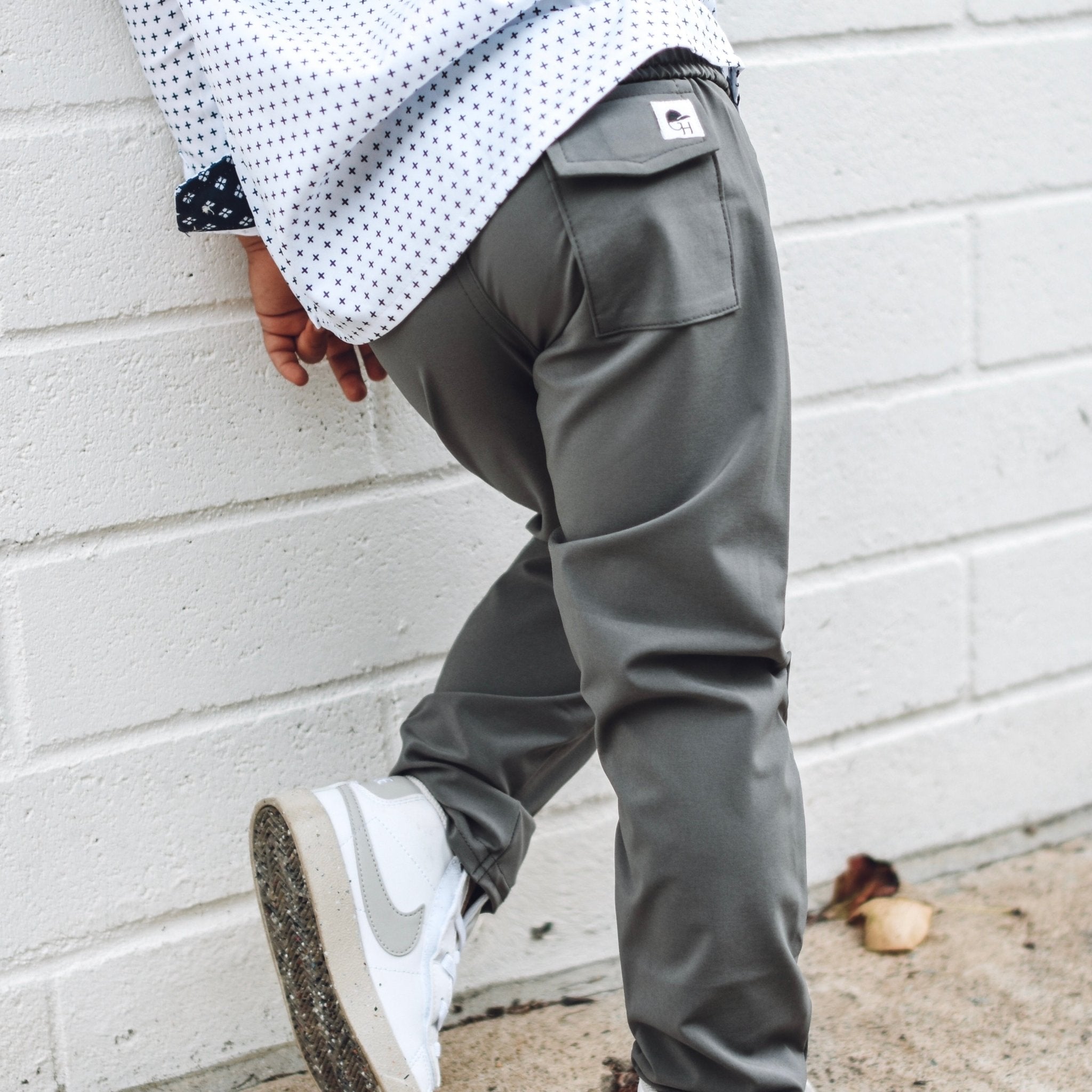 Charcoal Walk Pants - George Hats