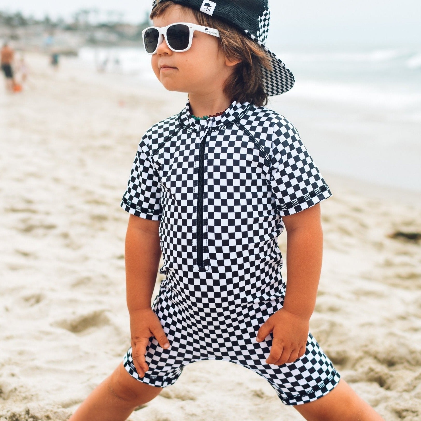 Check Sun and Swim Suit - George Hats