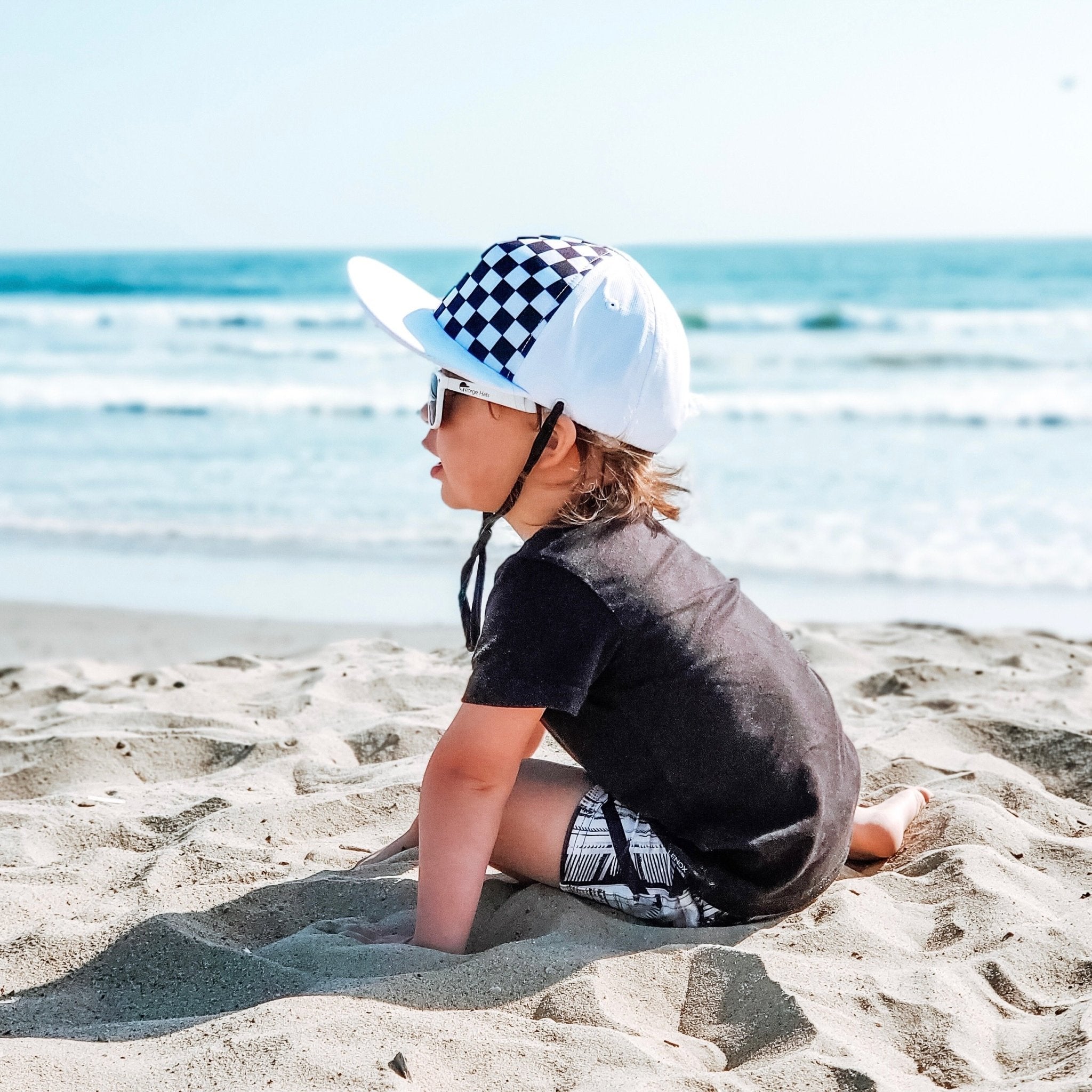 Check Surf Hat - George Hats