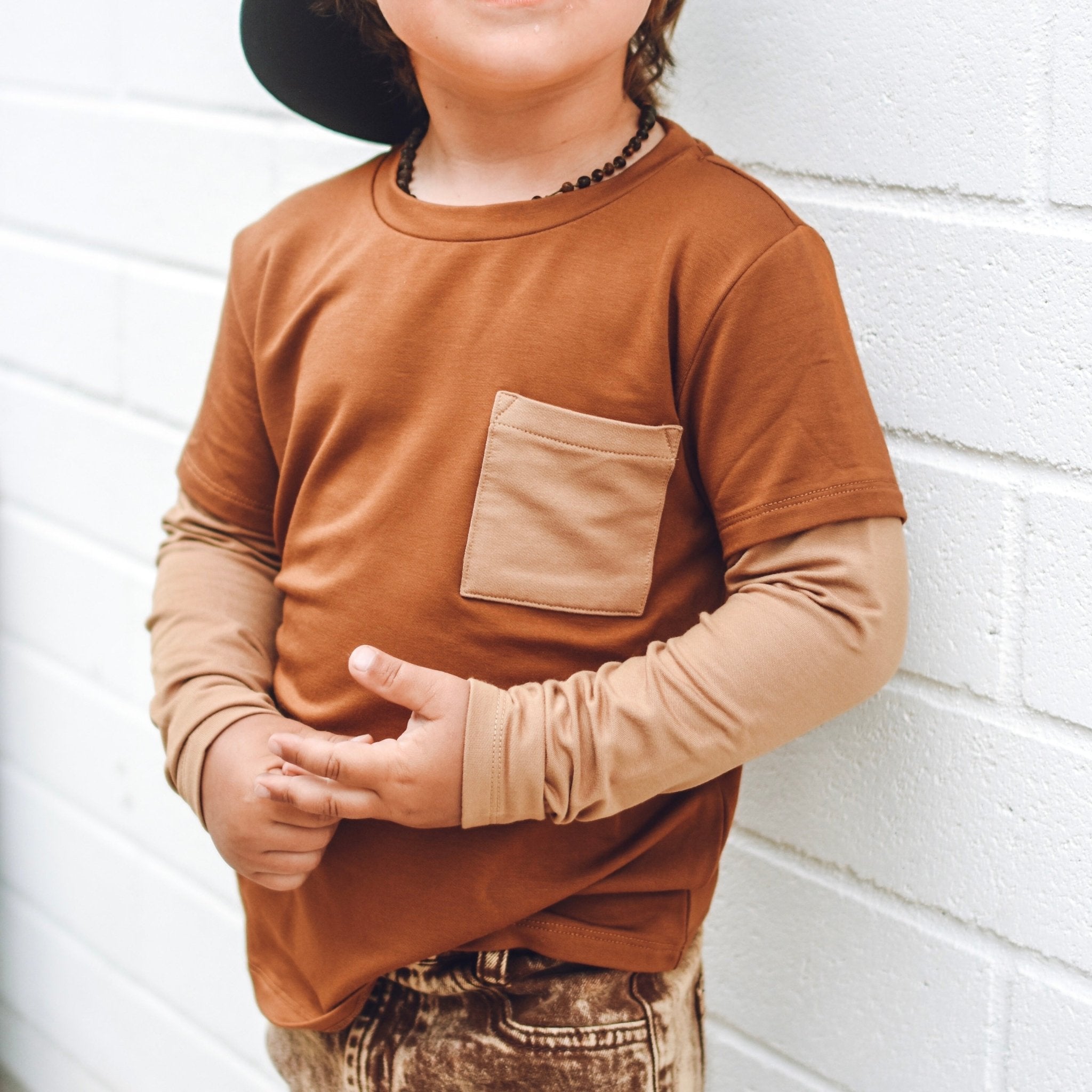 Copper Layered Tee - George Hats