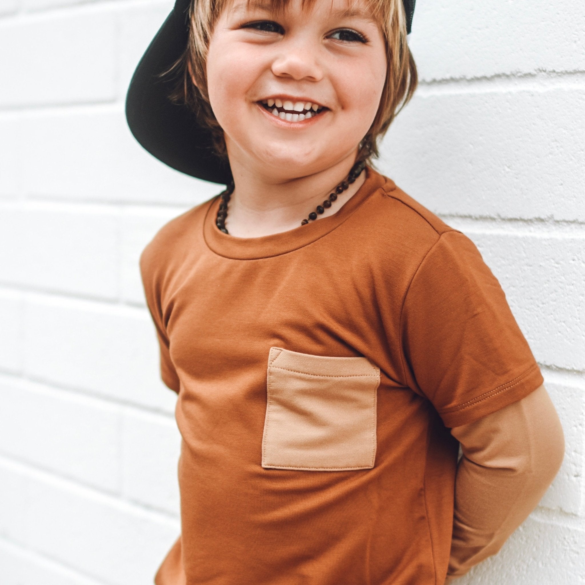 Copper Layered Tee - George Hats